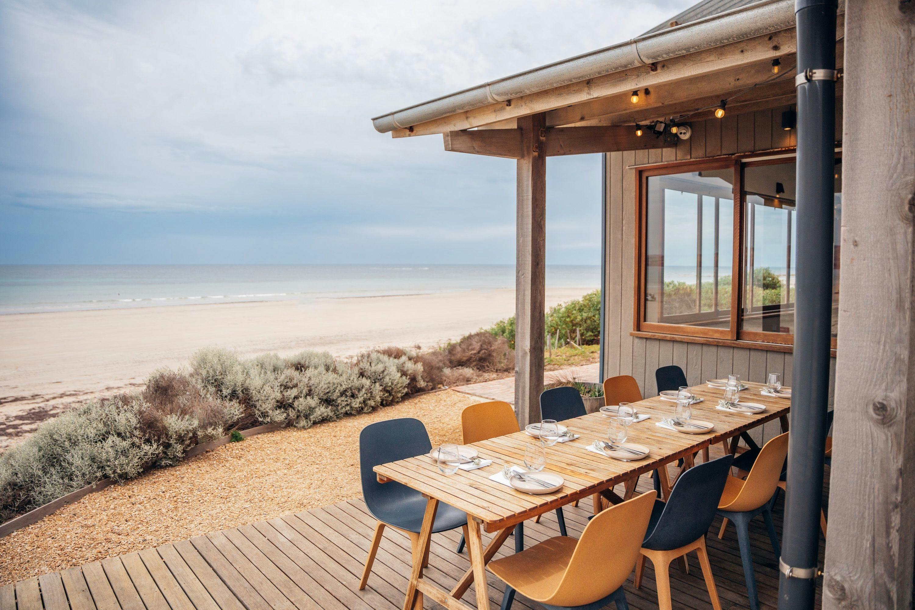 Pearl, beachfront restaurant at Aldinga