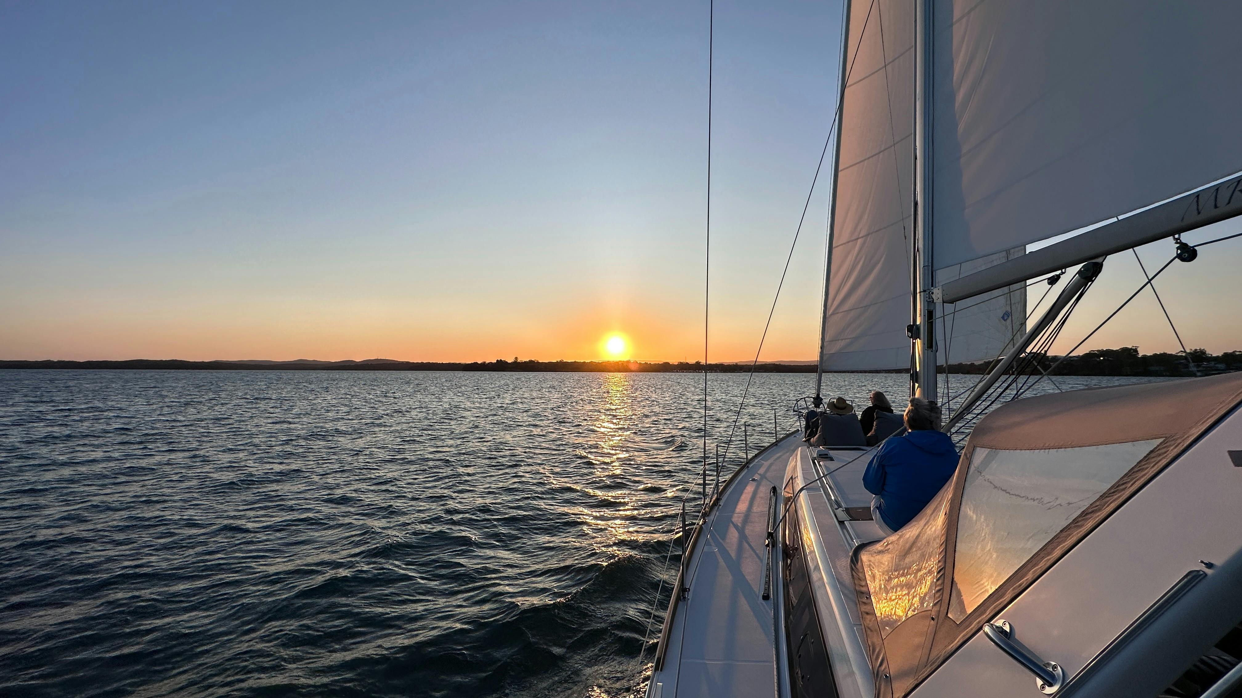 Sunset on beautiful Lake Macquarie
