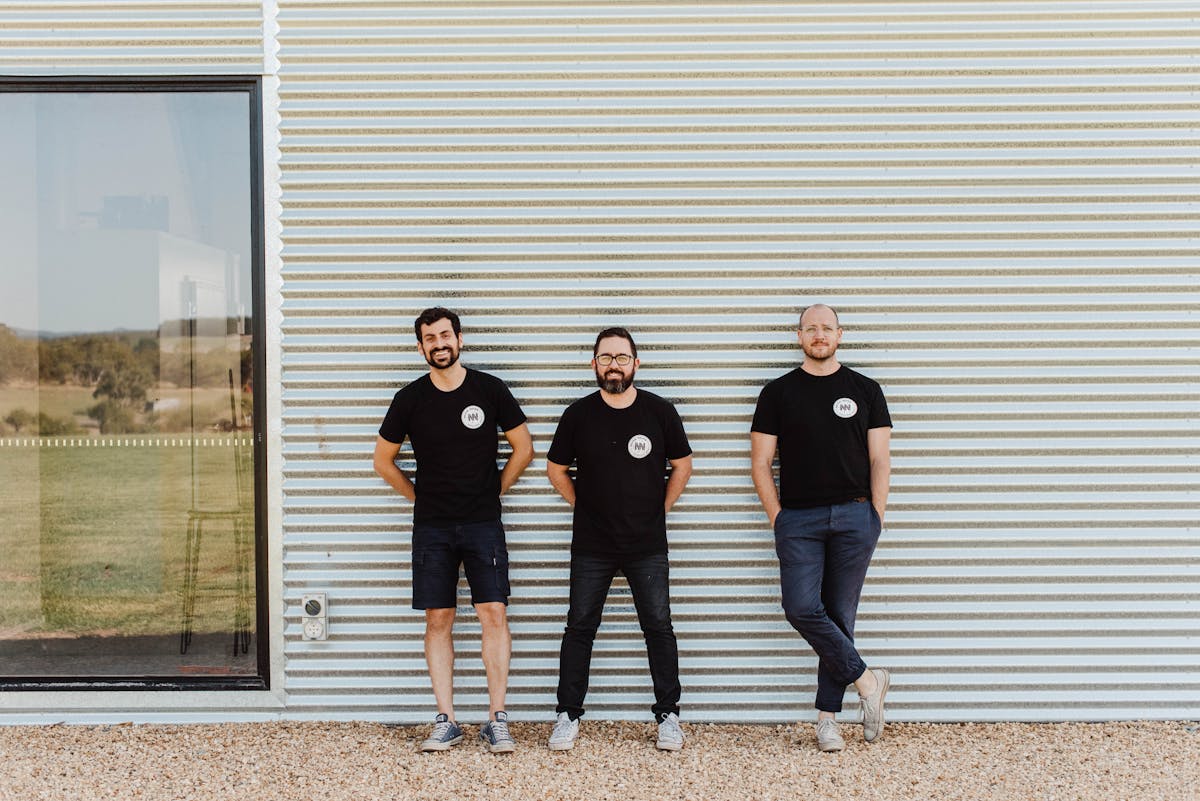The founders of Never Never Distilling Co.