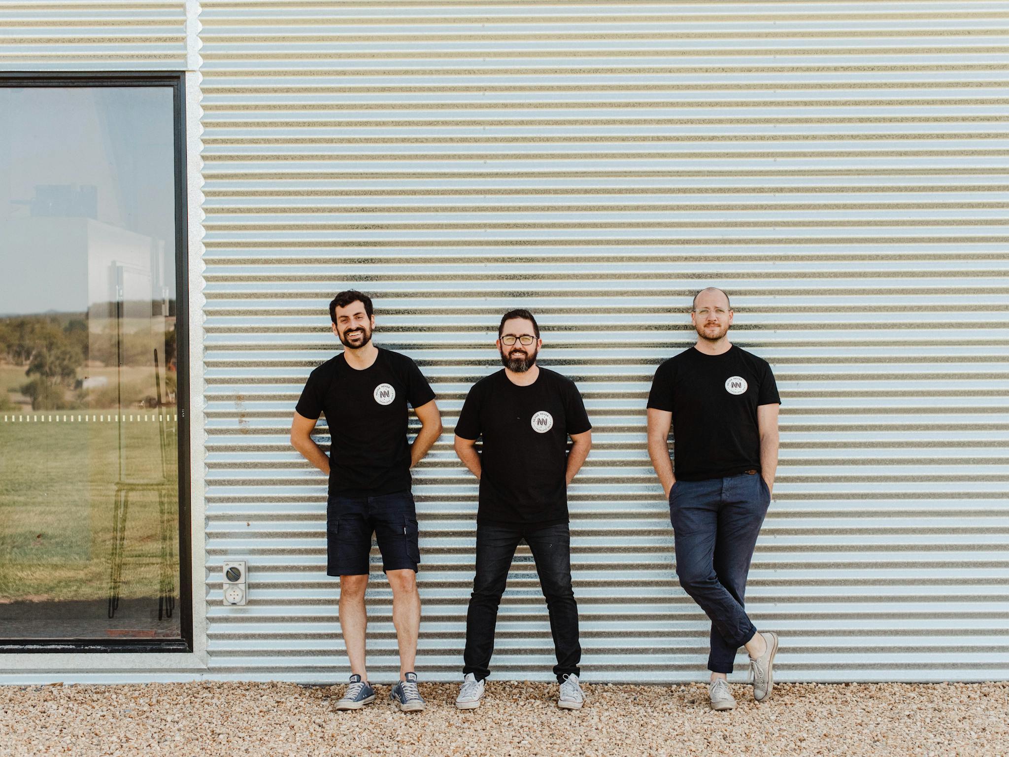 The founders of Never Never Distilling Co.