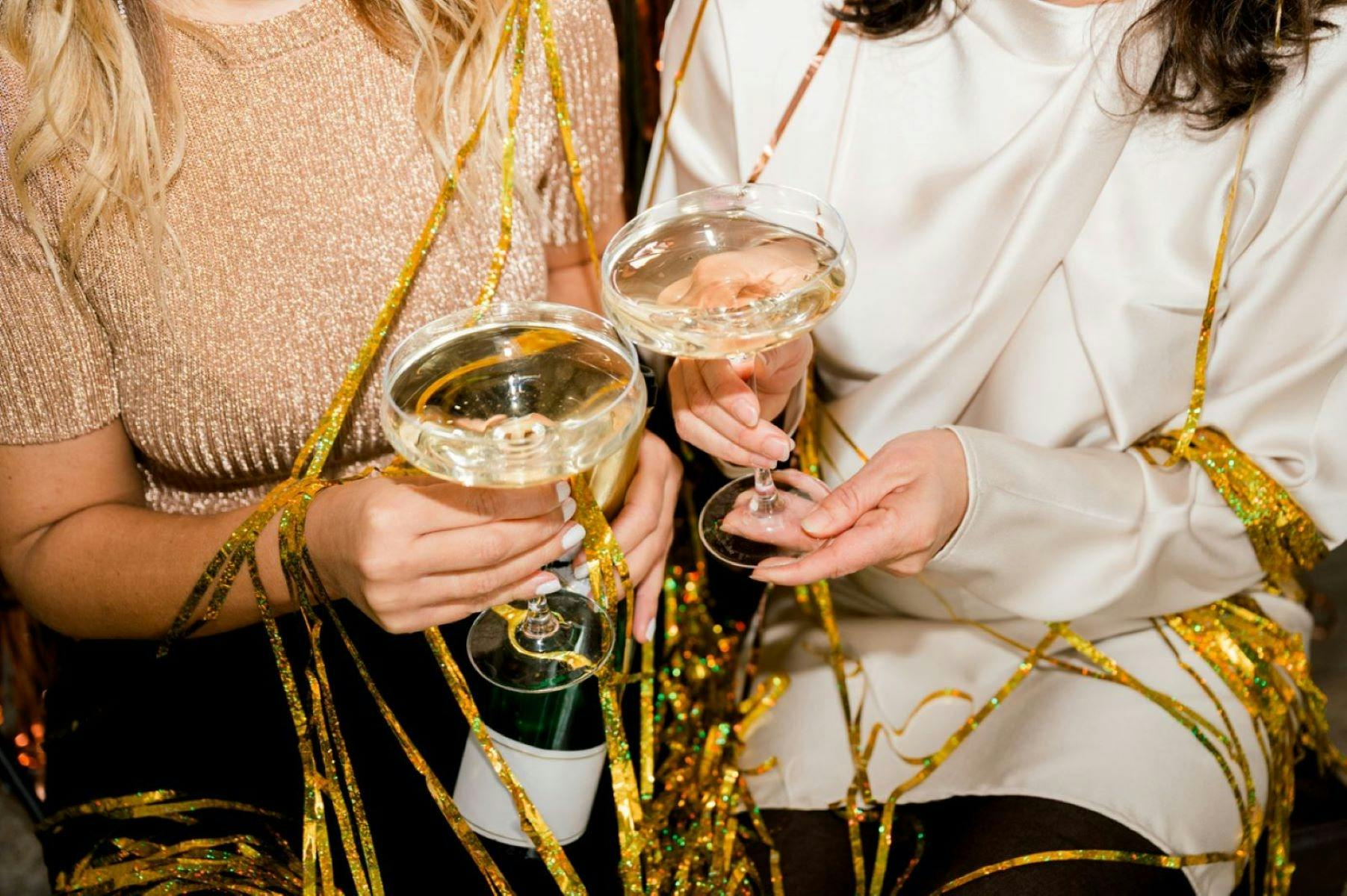 Women Drinking Champagne