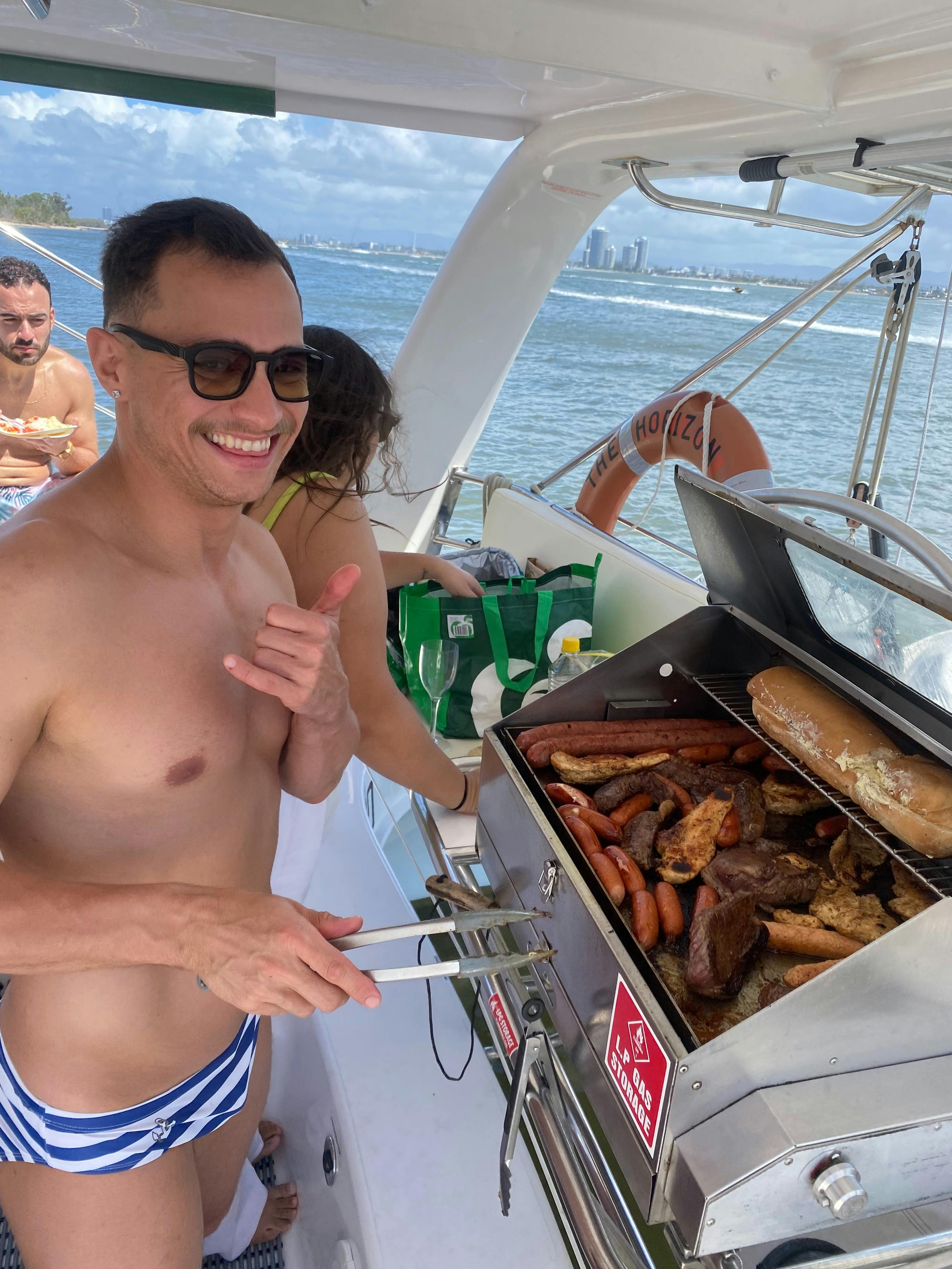 BBQ party on The Horizon Cat