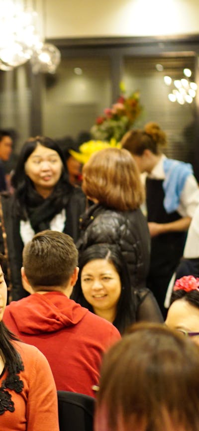 Patrons at LOLO and LOLA enjoying traditional Filipino flavours.