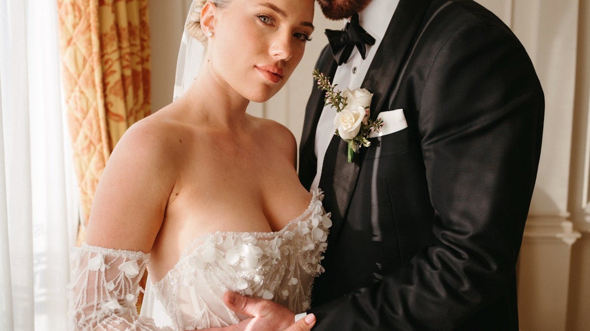 Bride Parker & groom Jordan at the Imperial Hotel