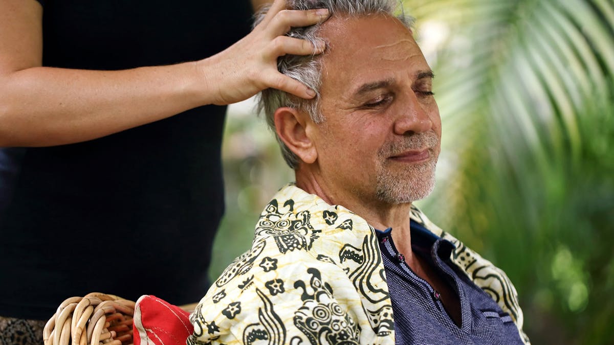 ikatan Spa Asian Head massage is a 30 minute treatment that takes place in the garden room