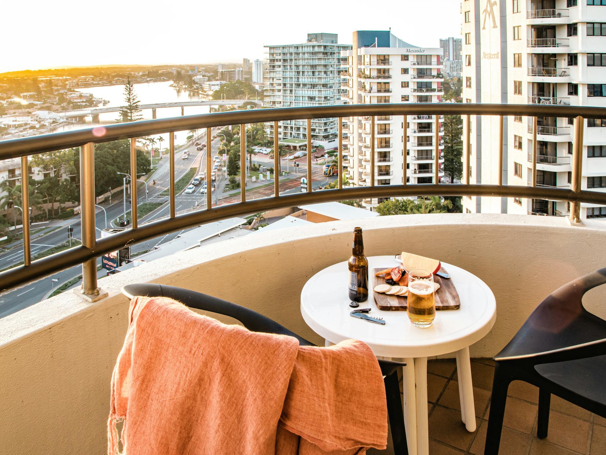Enjoy alfresco dining or a glass of wine on your balcony Enjoy alfresco dining or a glass of wine on your balcony
