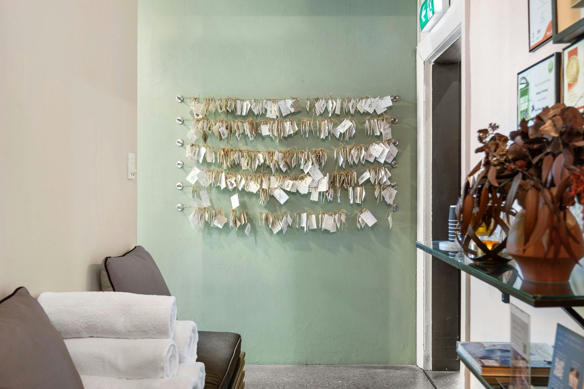 Nature's Energy Newtown Ask Believe Receive Wall