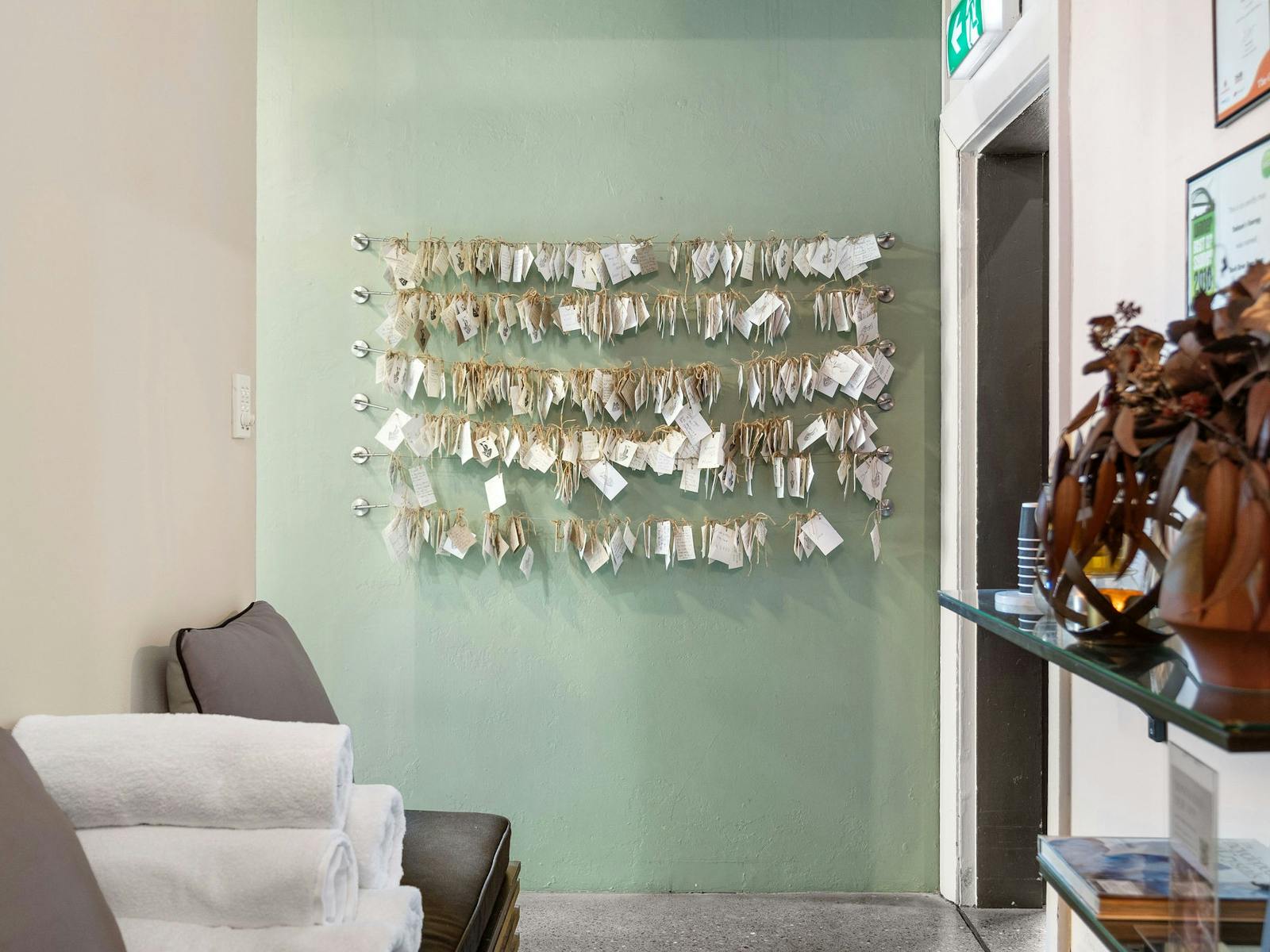 Nature's Energy Newtown Ask Believe Receive Wall