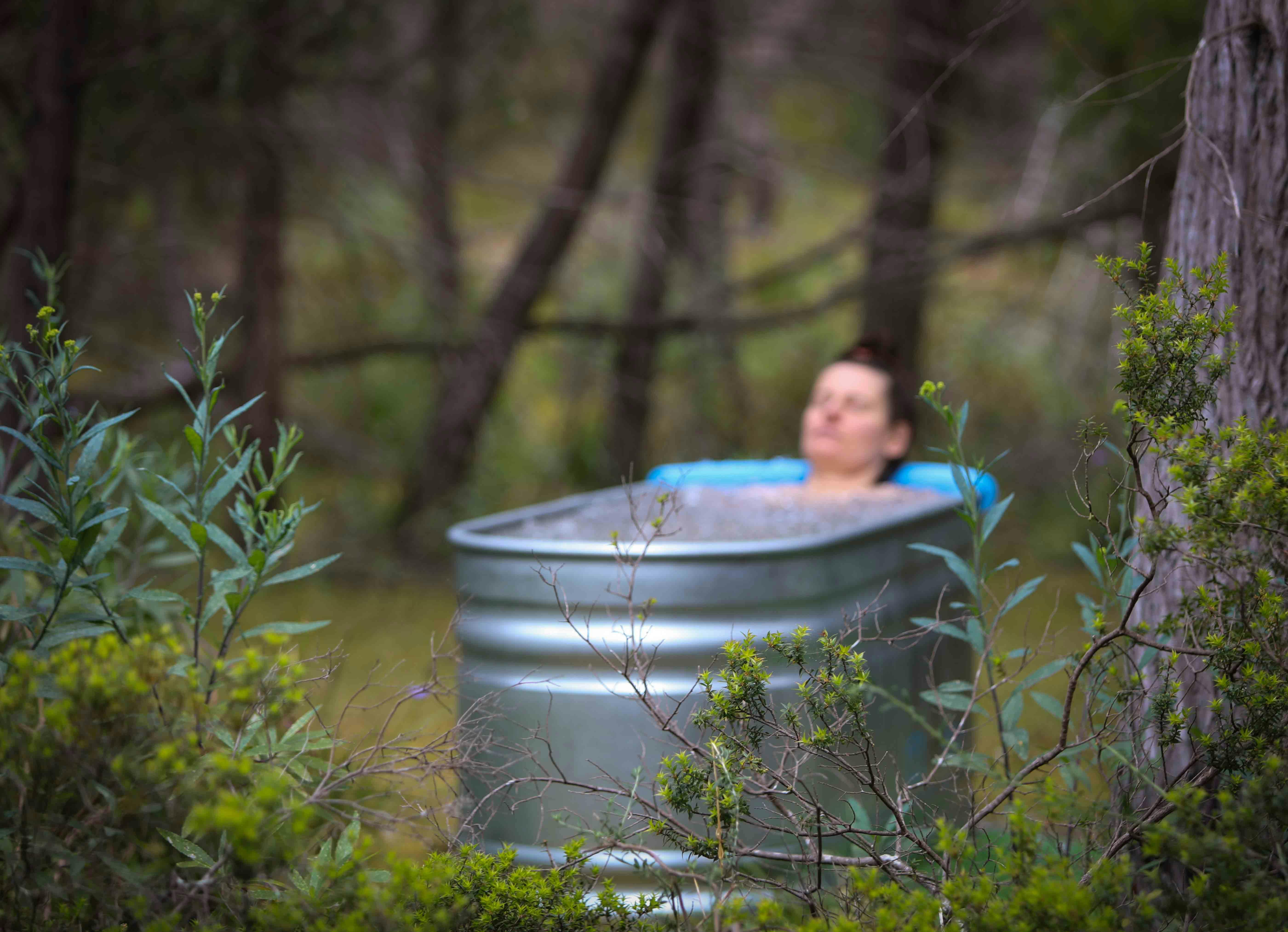ice bath island alive
