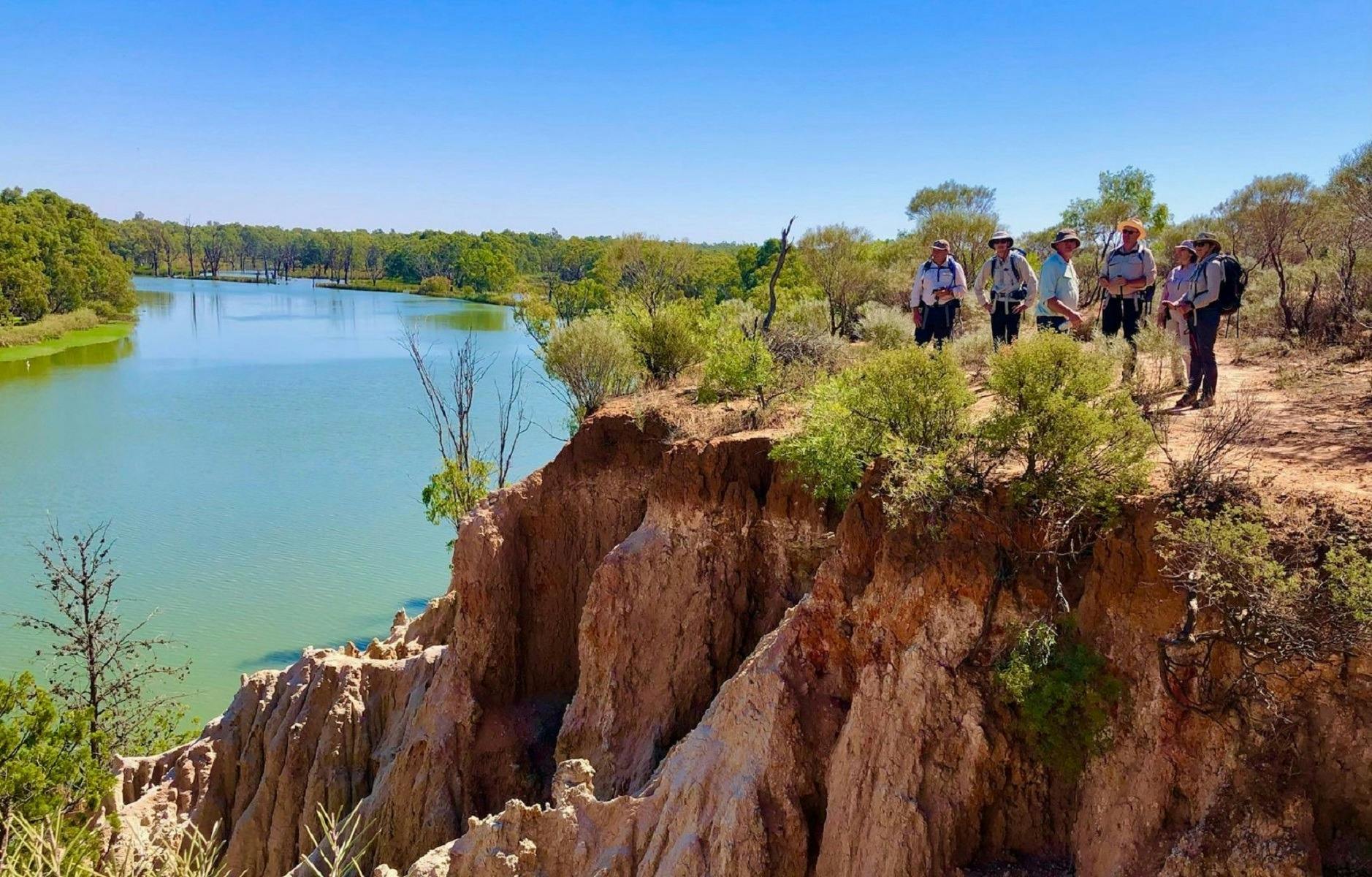 Walking the Murray River with a local guide
