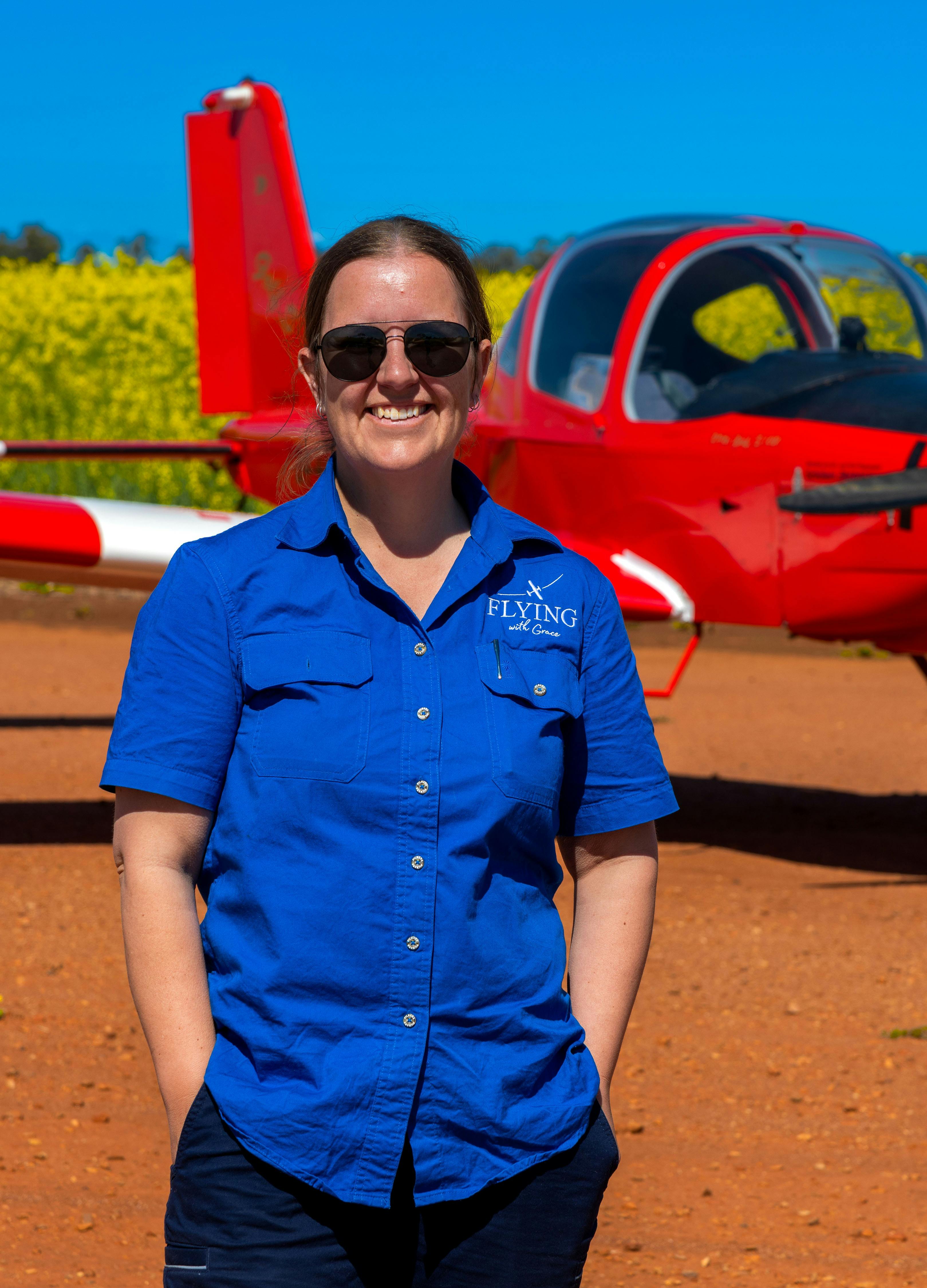 Flying with Grace, Flight School, Instructor, Learn to Fly, Trial Flight, Central West NSW