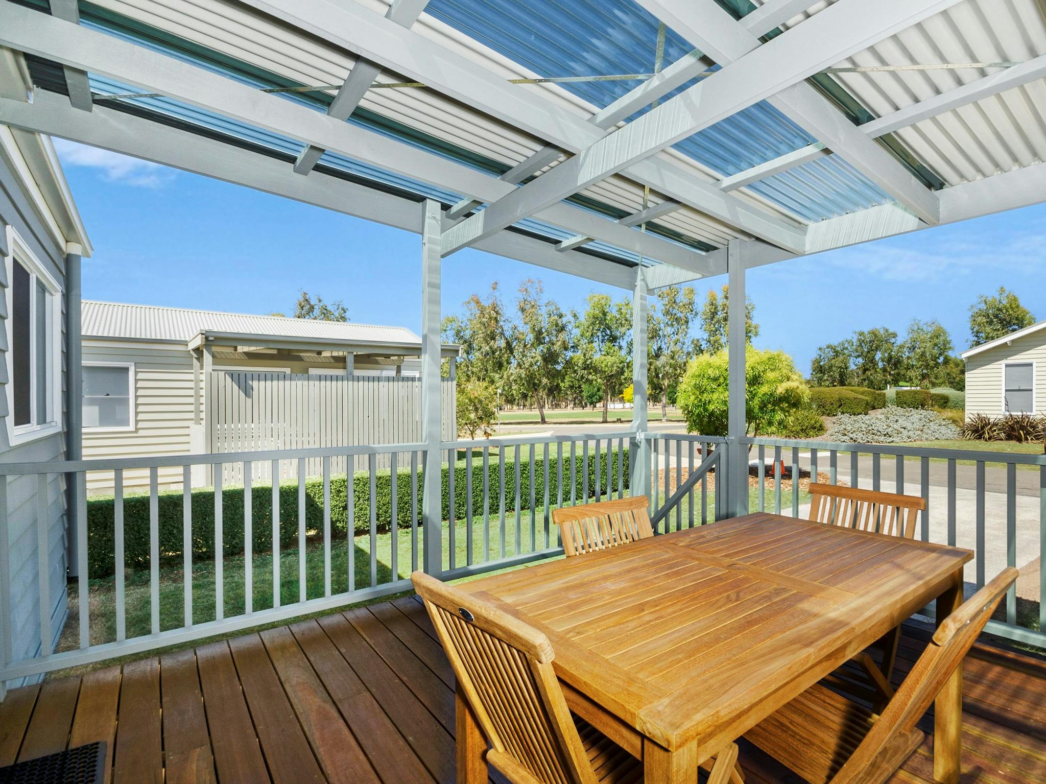 Two bedroom unit deck