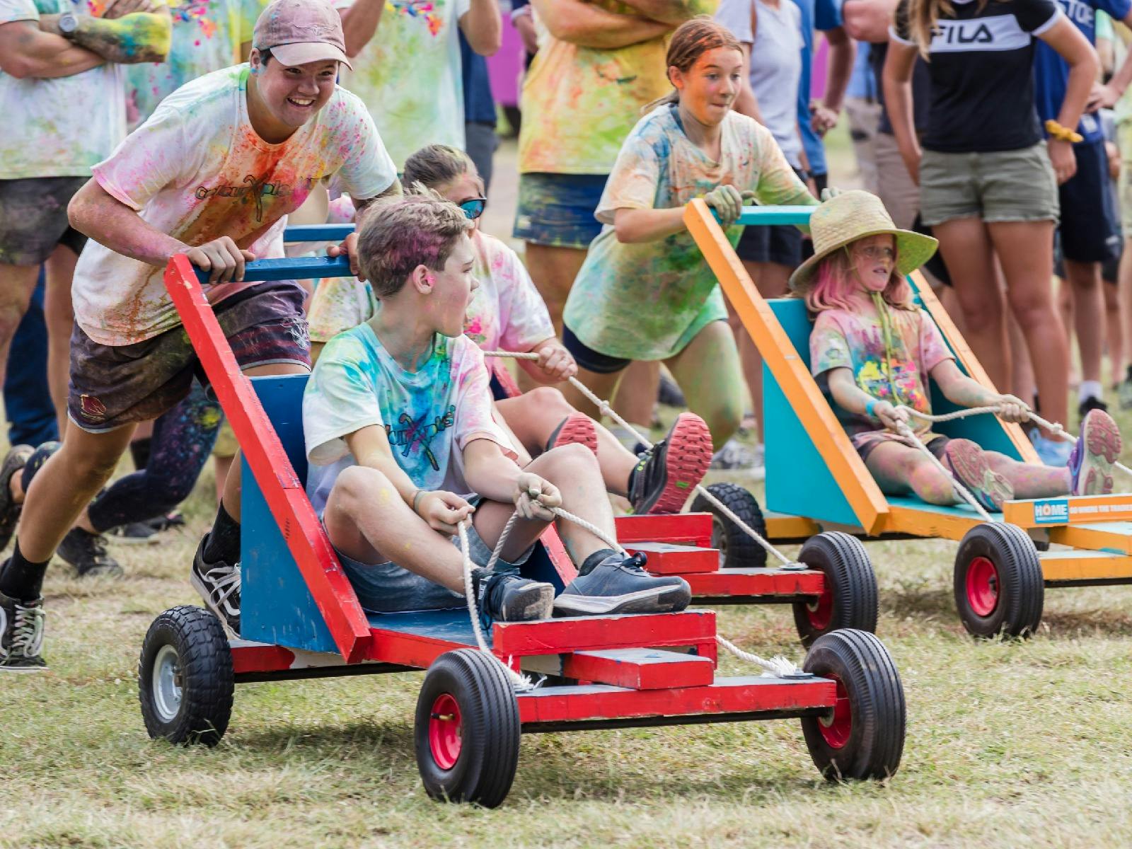 Go Cart Race Easter in the Country