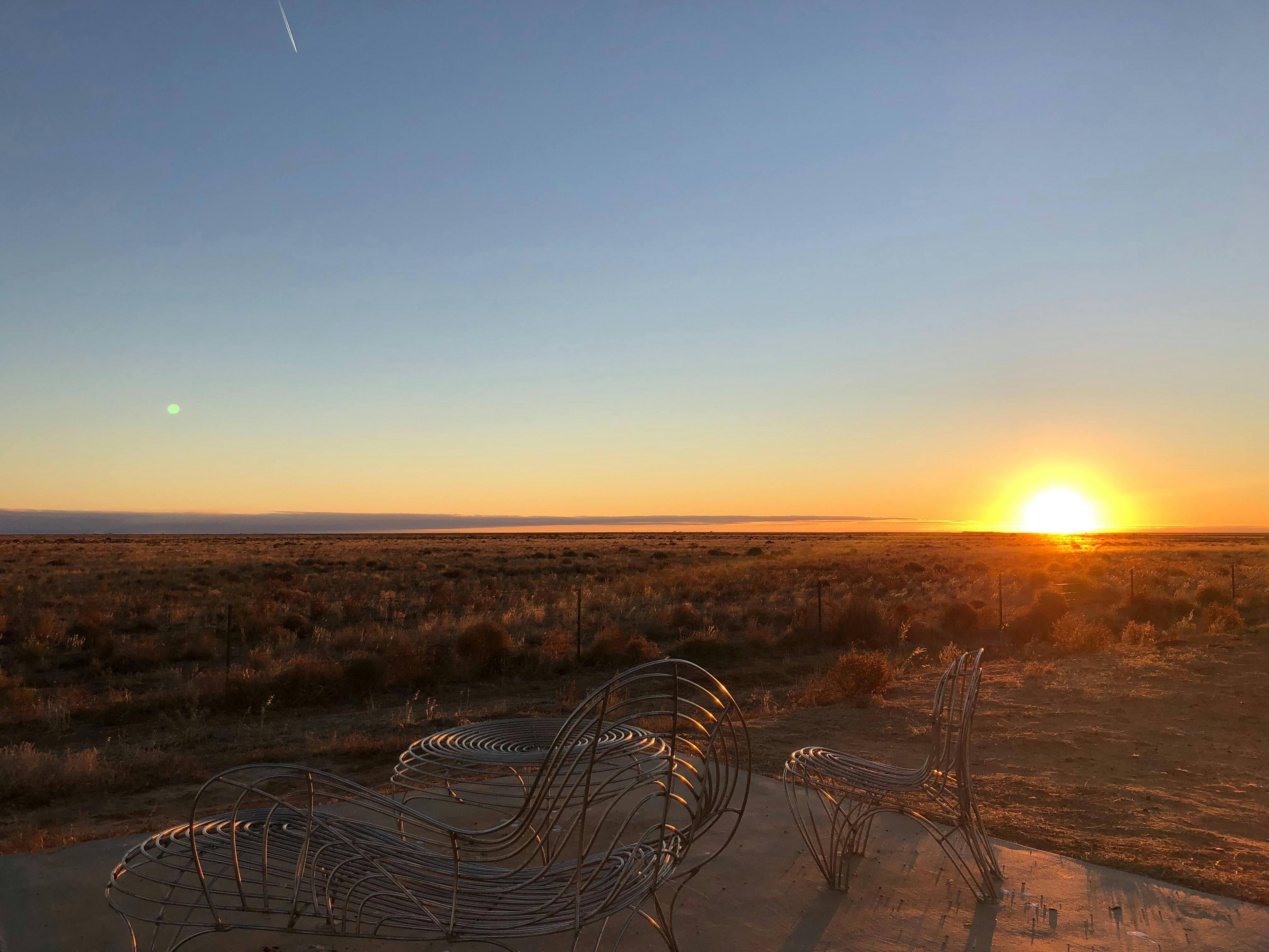 16km North at Sunset