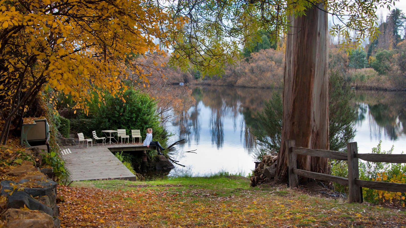 Magical riverfront location