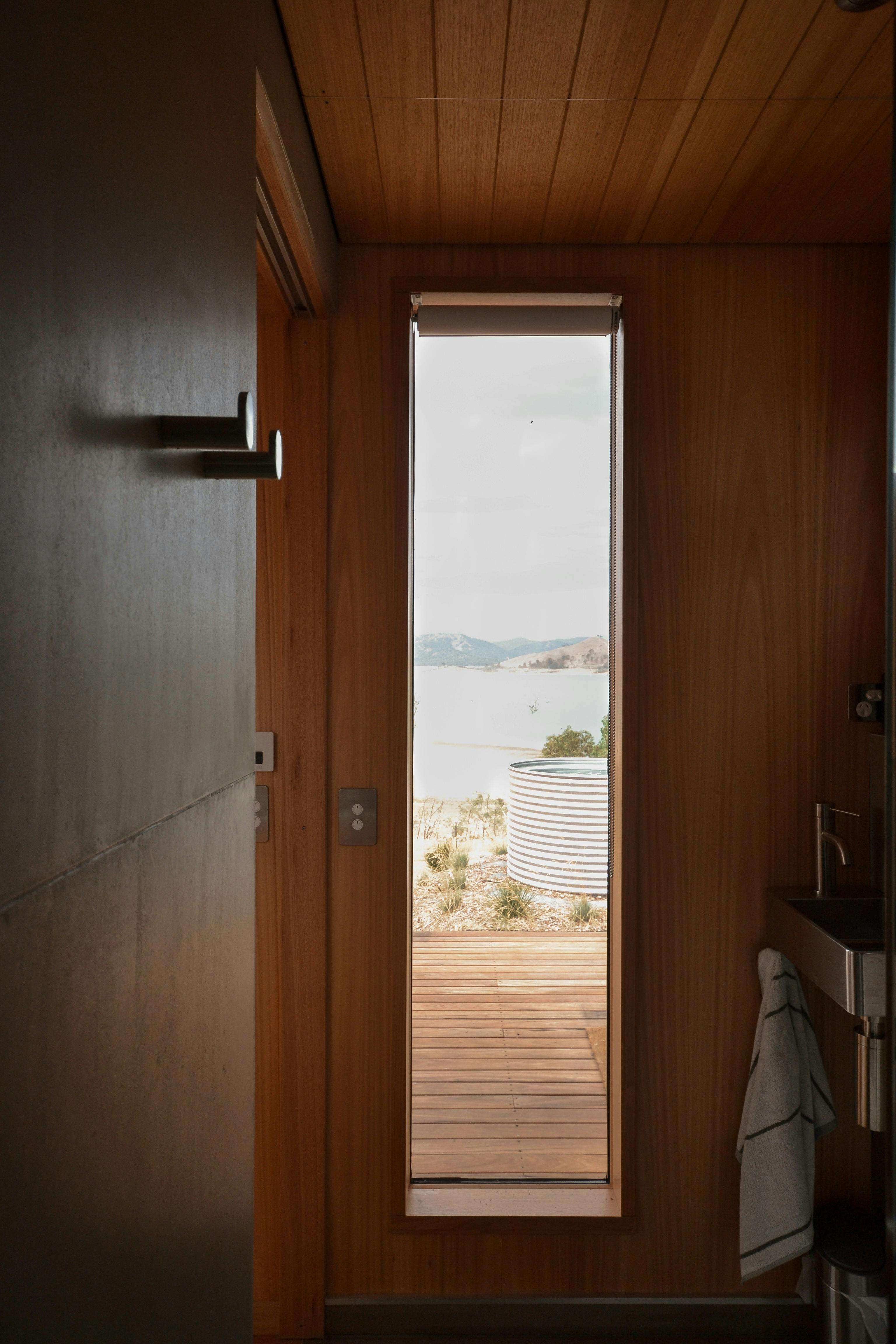 View from the shower