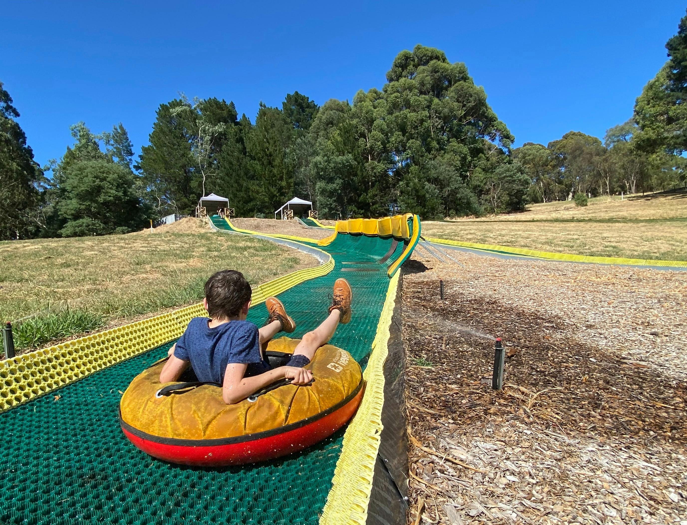 Tube Slide at Woodhouse Adventure Park