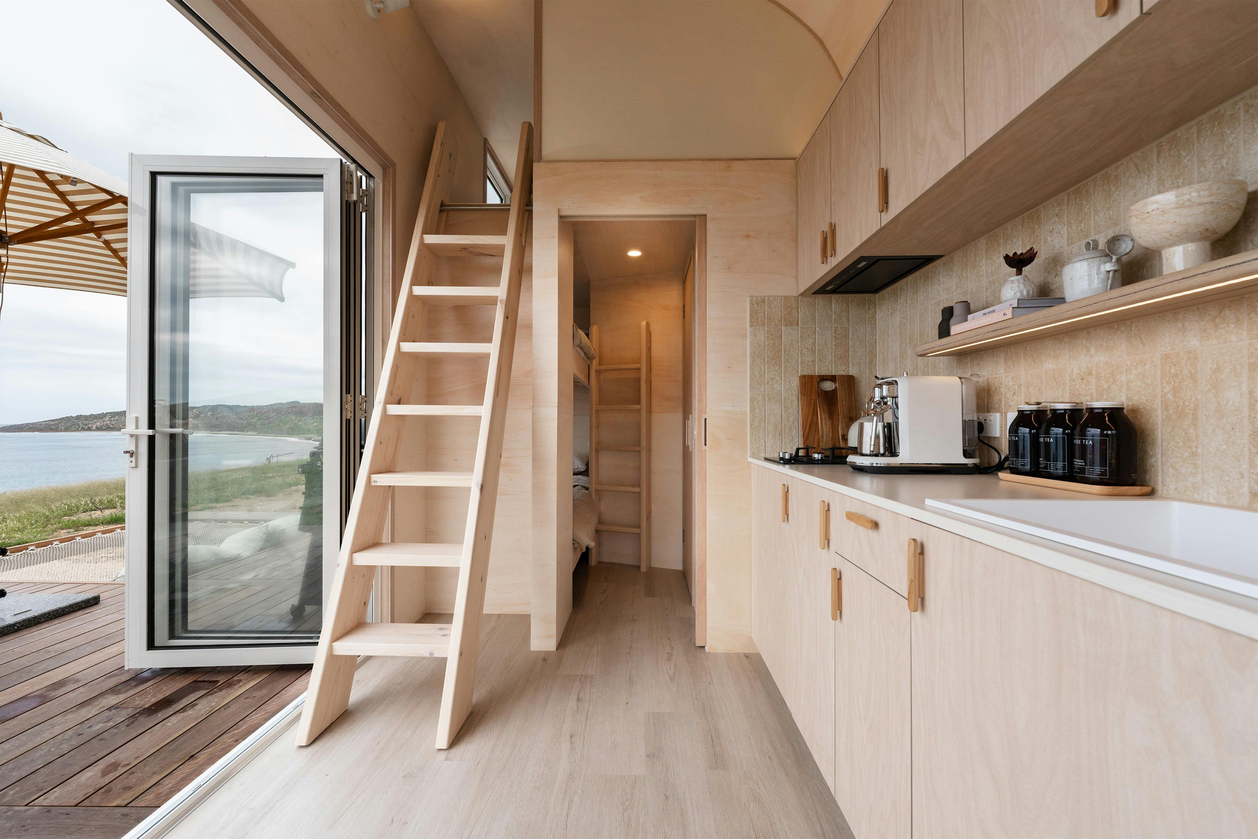 Tiny  cabin interior