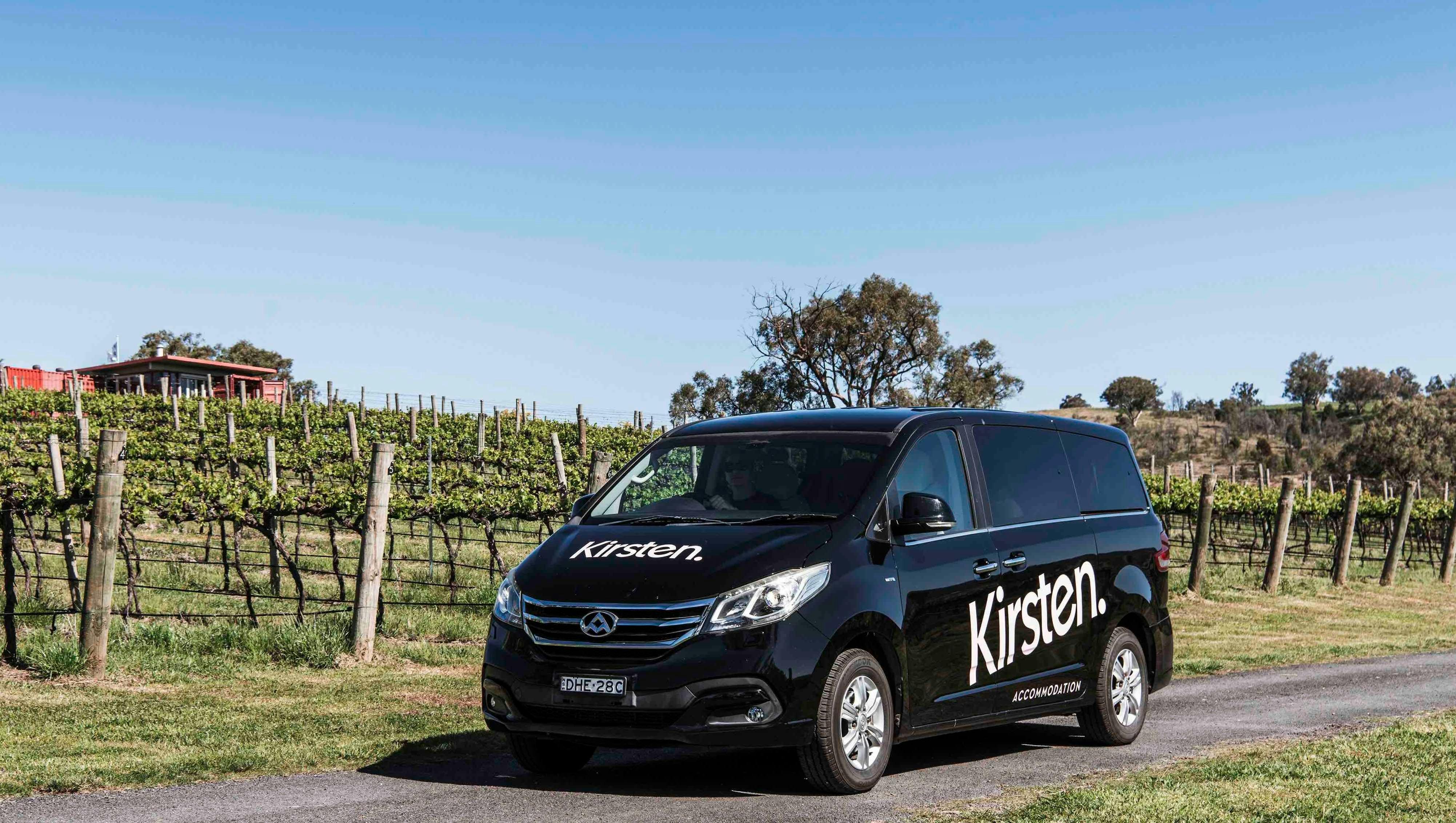Kirsten Bespoke Tours Mudgee Van