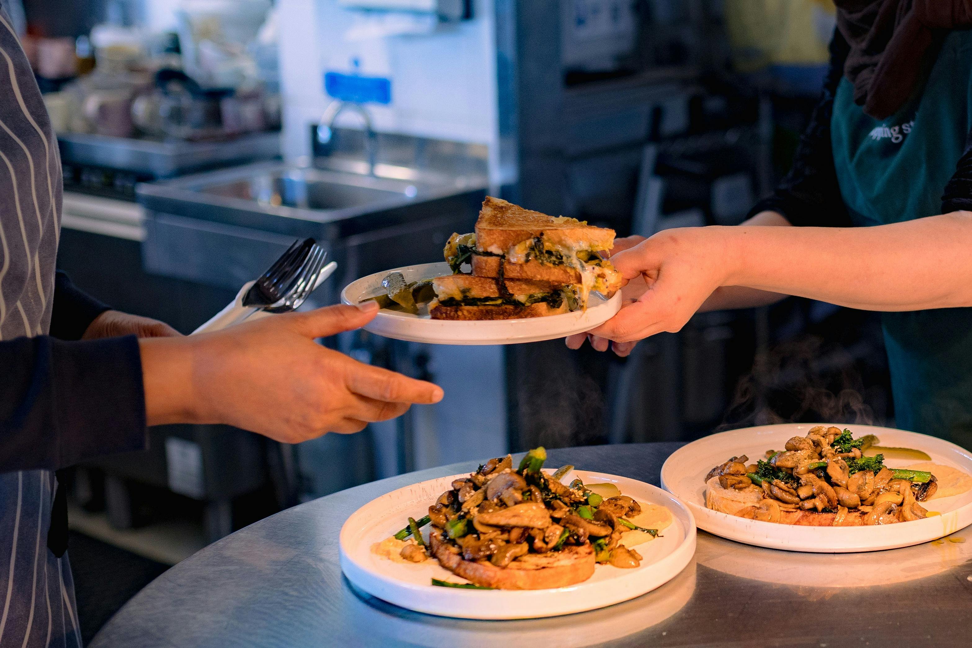 Dickson Cafe - Mushrooms on Toast - Food