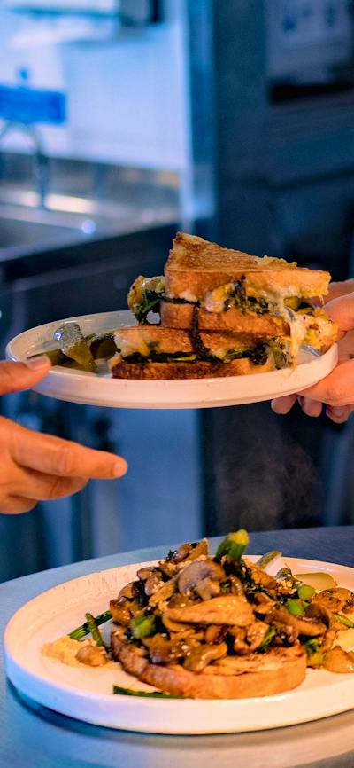 Dickson Cafe - Mushrooms on Toast - Food