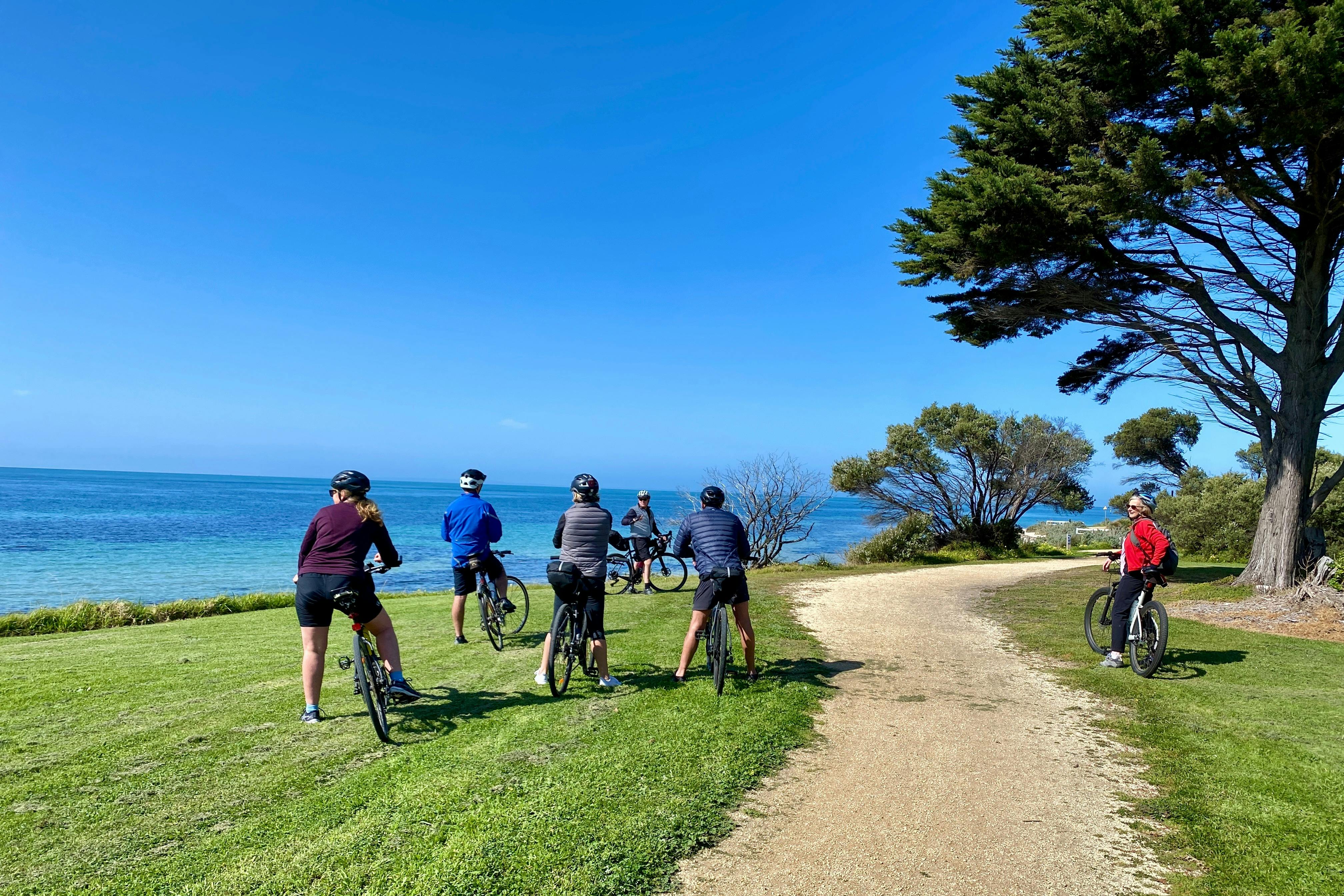 cycling from Portarlington to St Leonards on Foreshore Trail