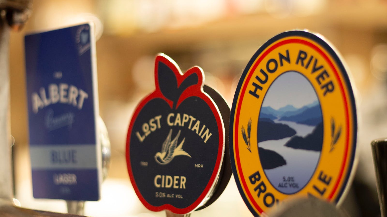 10 local and rotating beers & ciders on tap