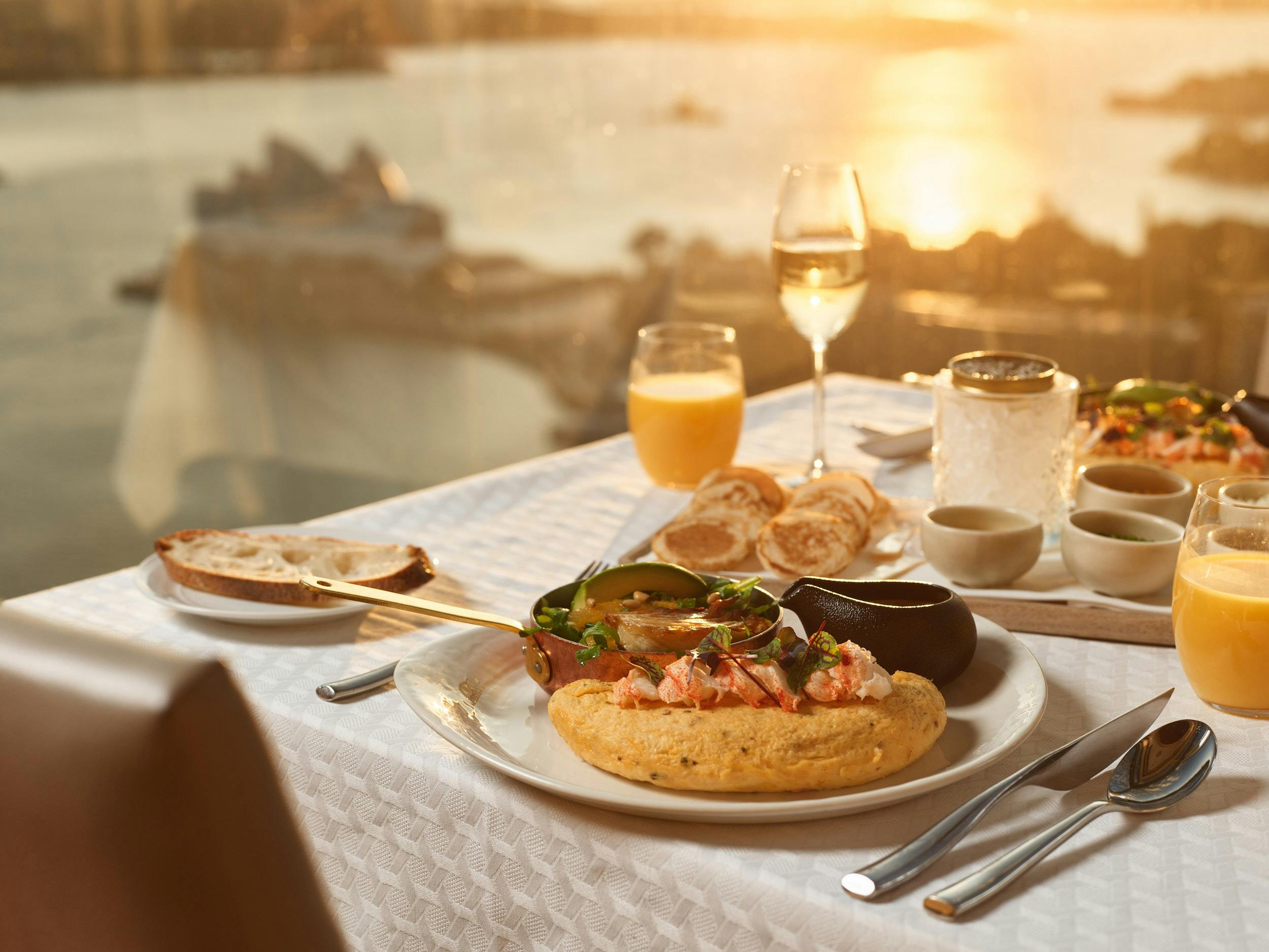 Sunrise Breakfast at Altitude, ShangriLa Sydney Sydney, Australia
