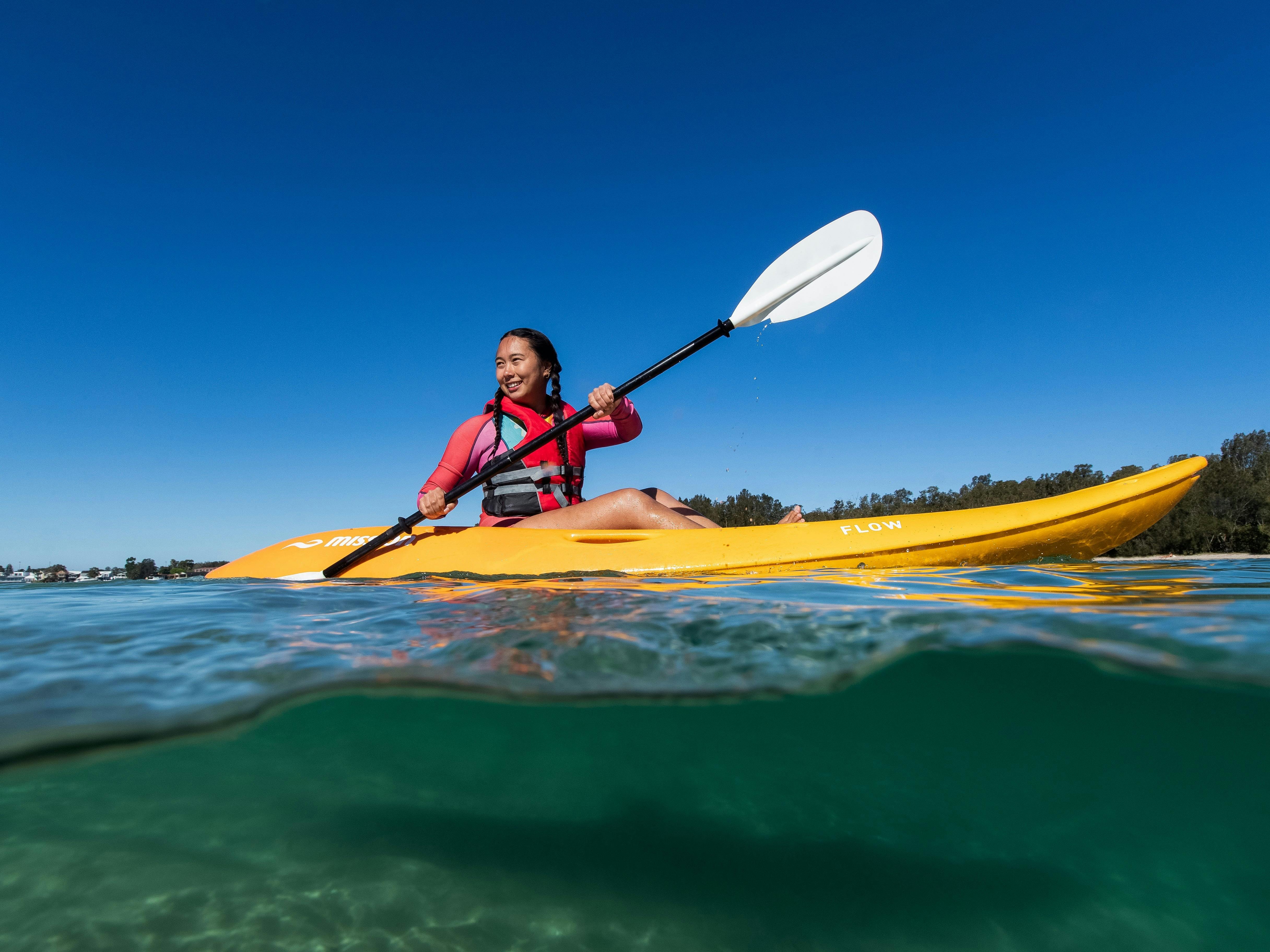 Kayaking at Naru Beach