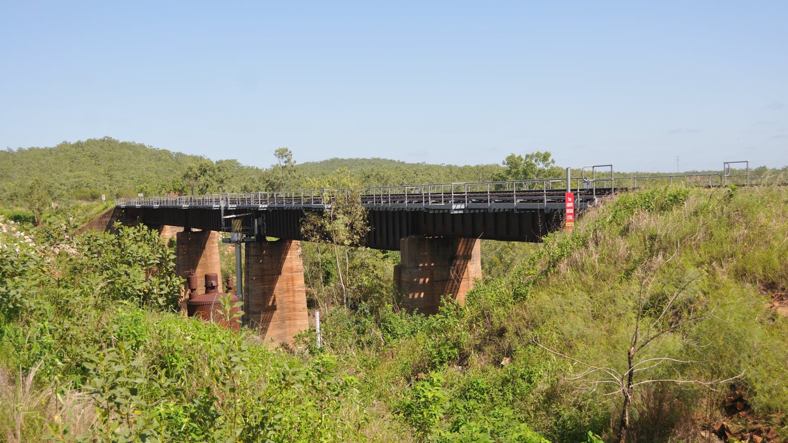 Fergusson River Railway Bridge and Boiler
