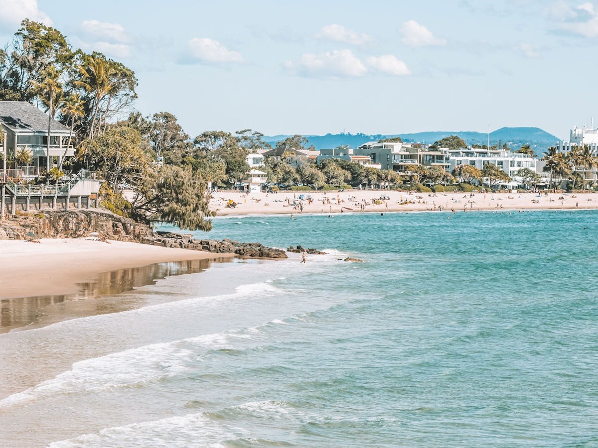 Accommodation in Noosa Little Cove Beach across to Main Beach