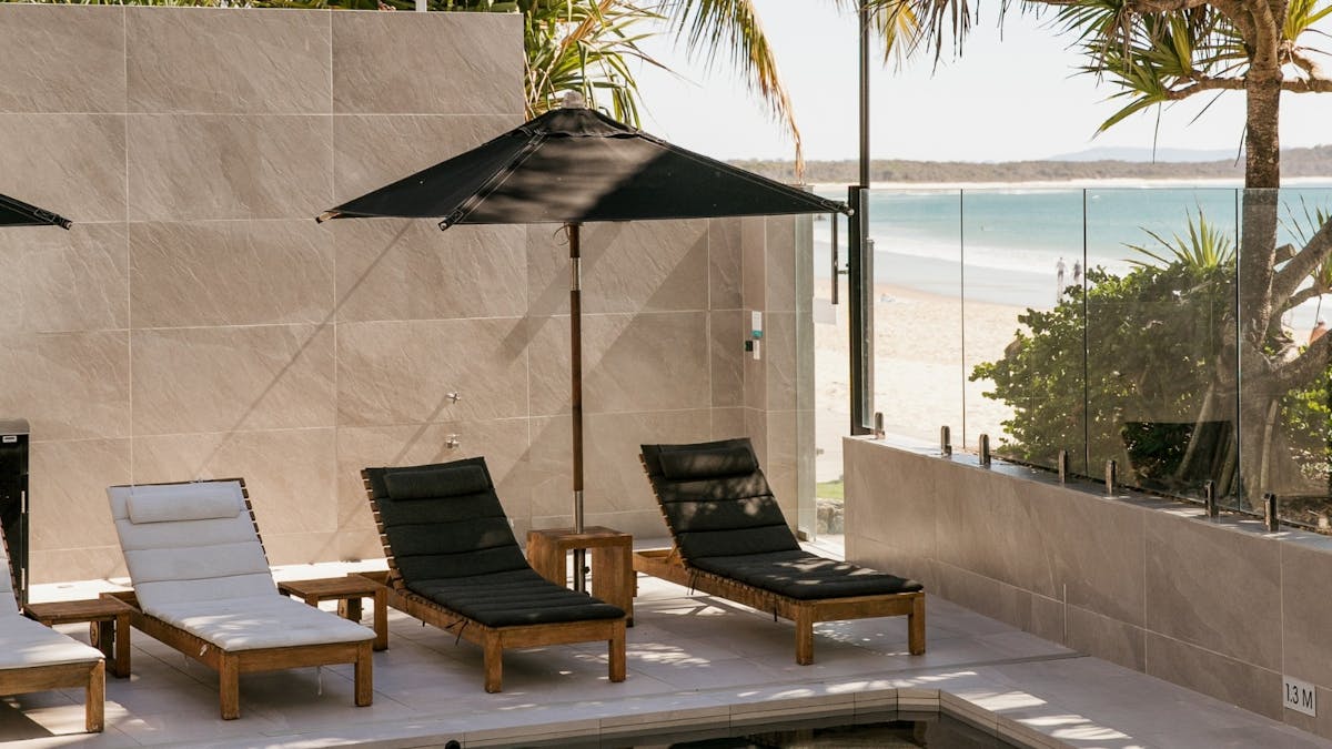 On The Beach Noosa Resort Pool with Beach Access
