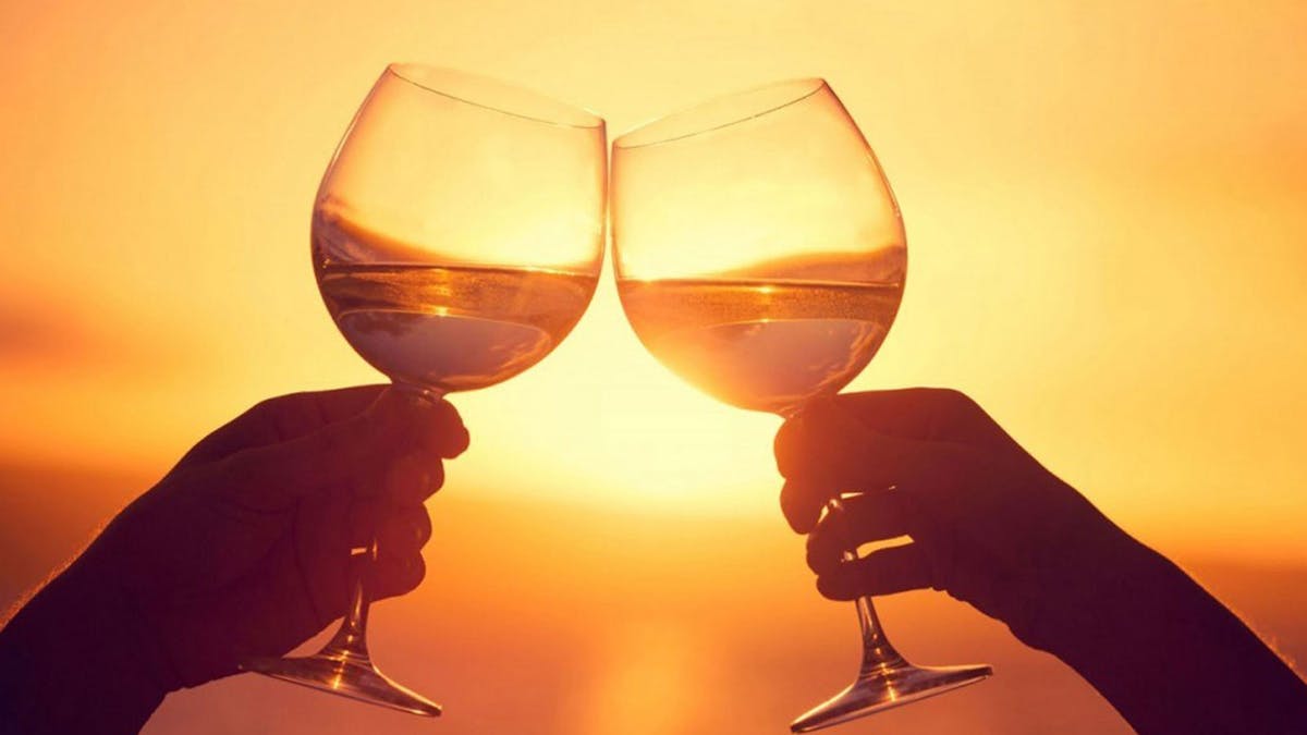 sunset wine