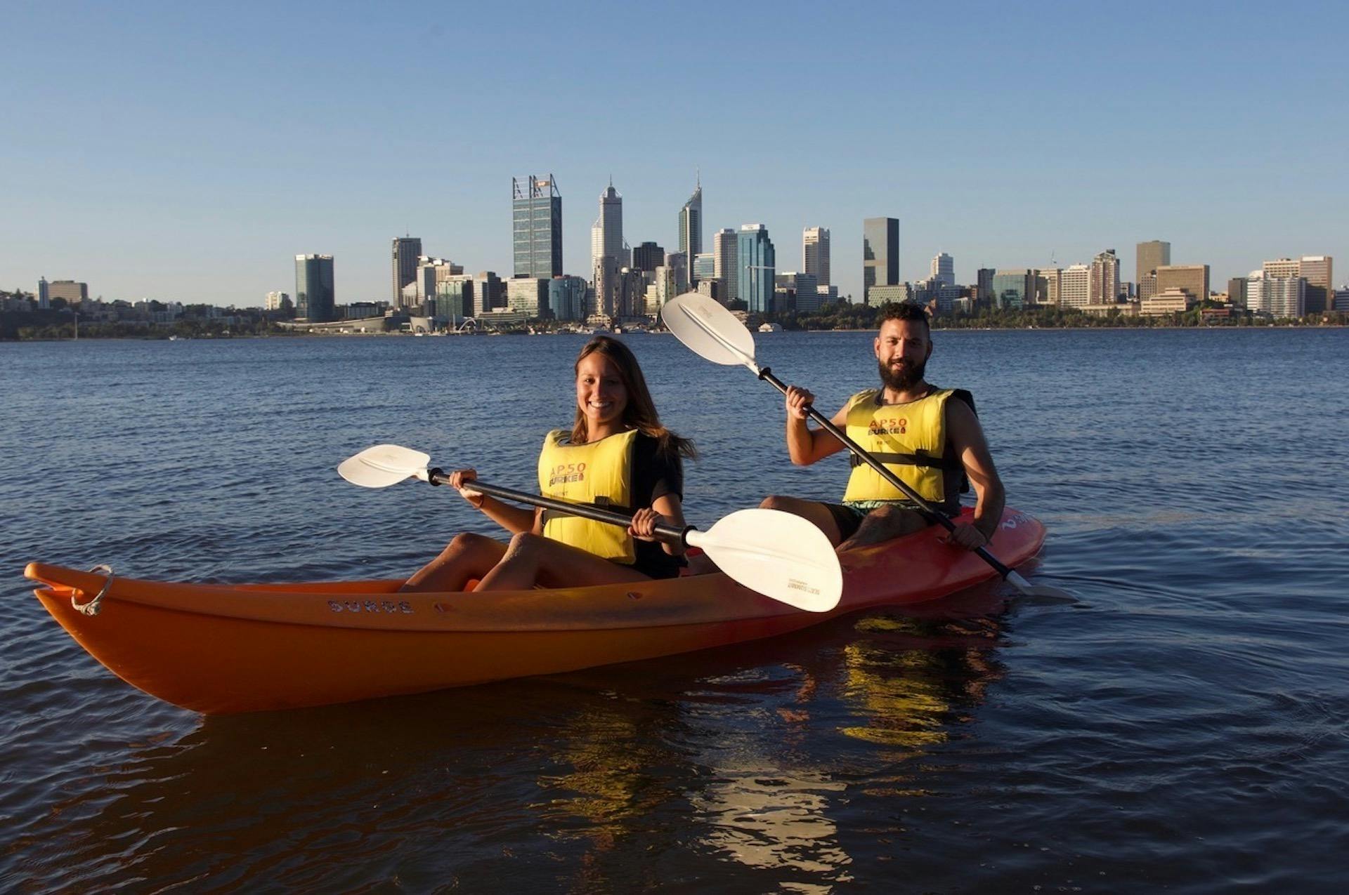 Double kayaking at Funcats is fun and very easy. The views are amazing!