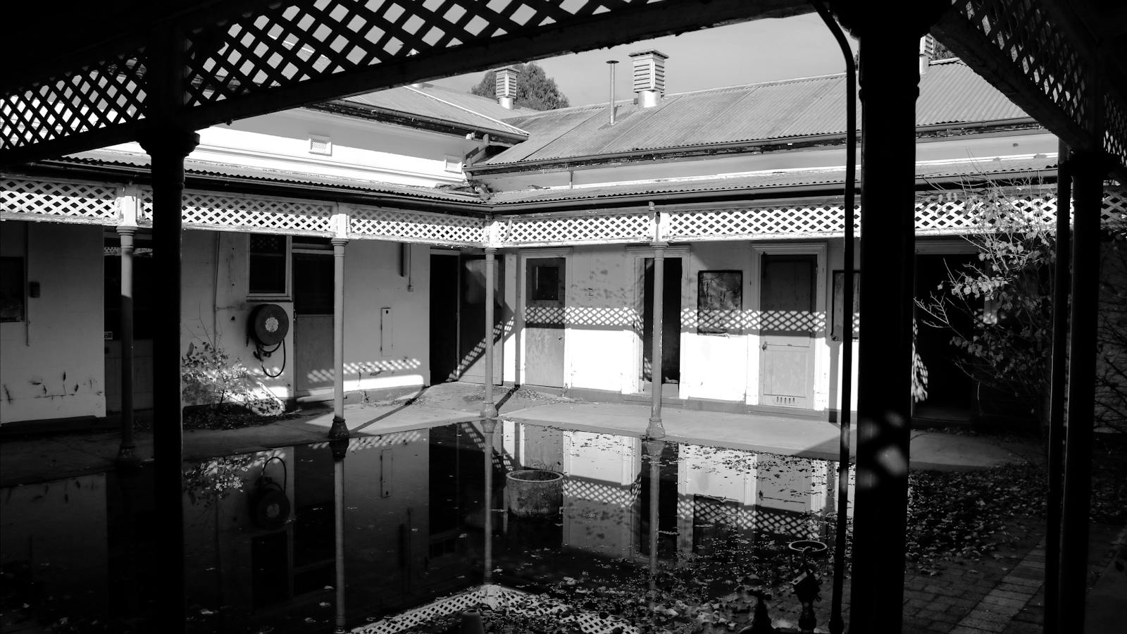 Inside Olivene Courtyard