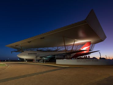 Boeing 747 at night