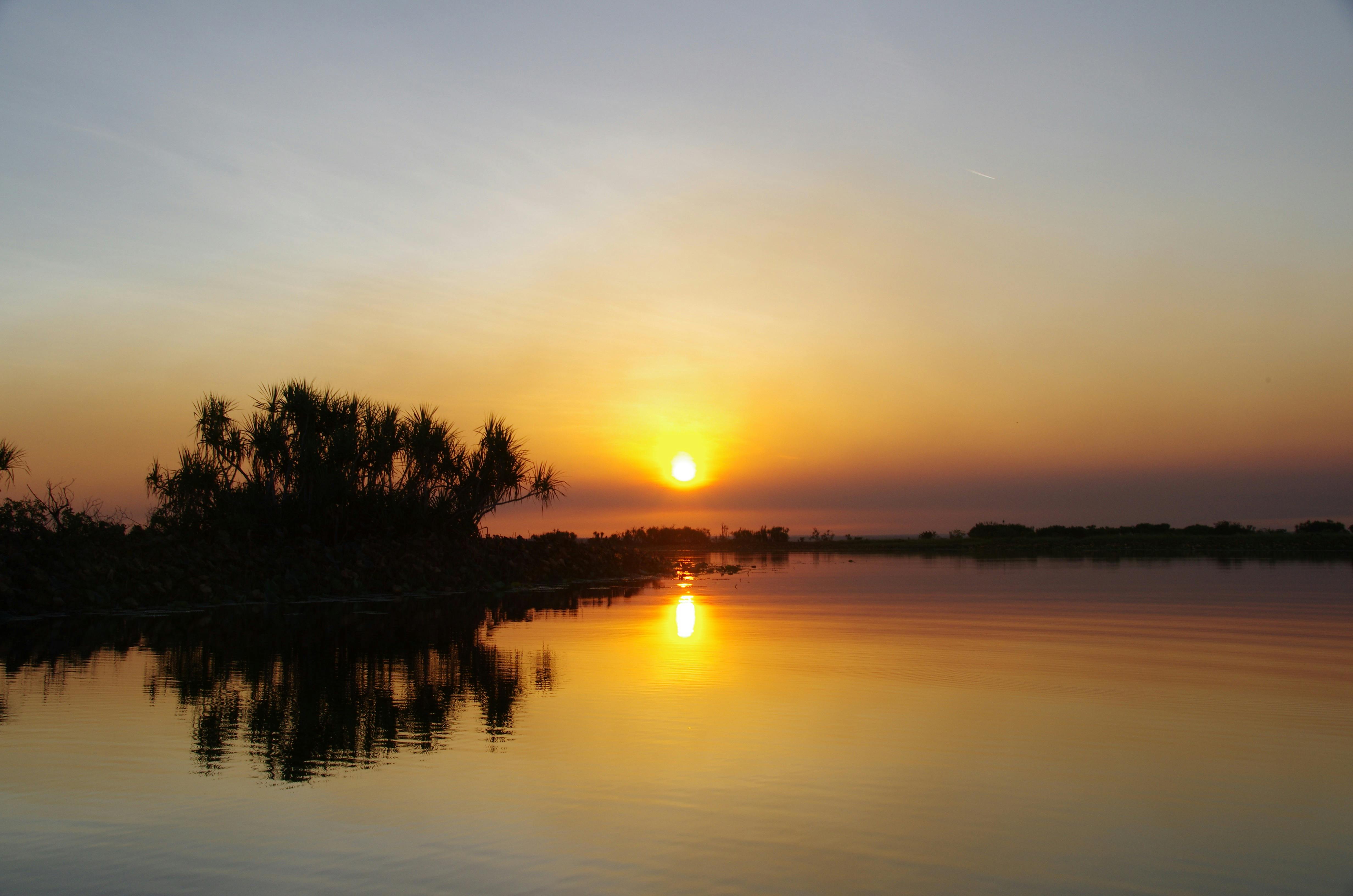 Sunset on the wetlands