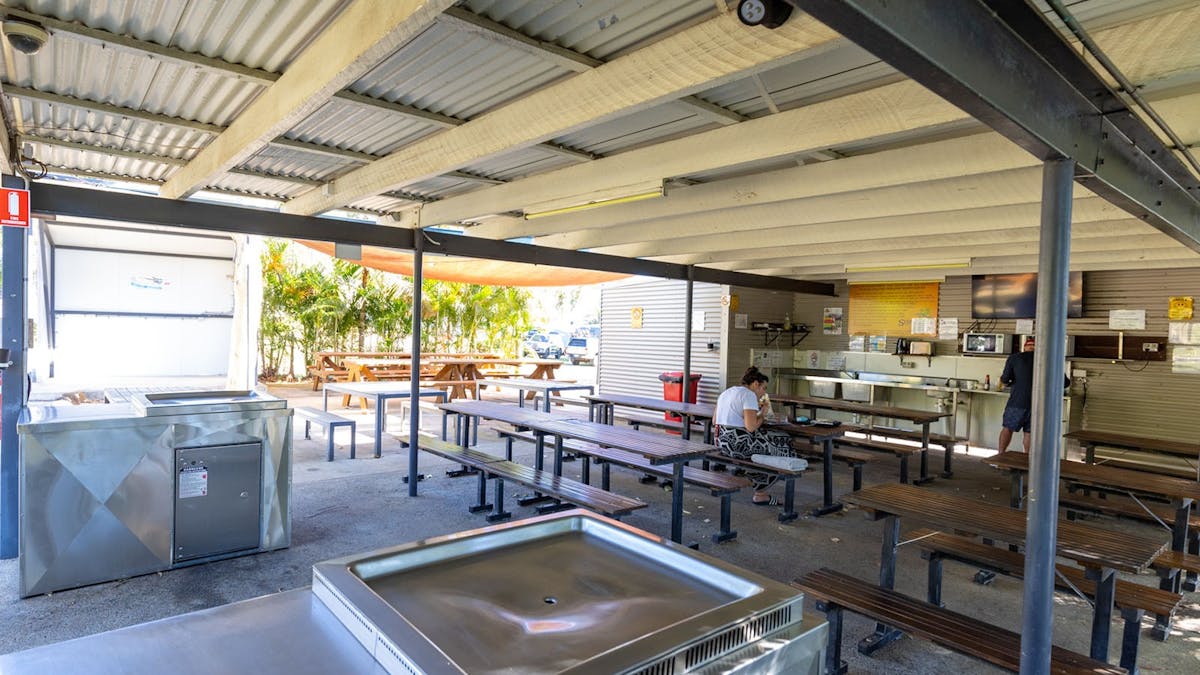 BBQ area