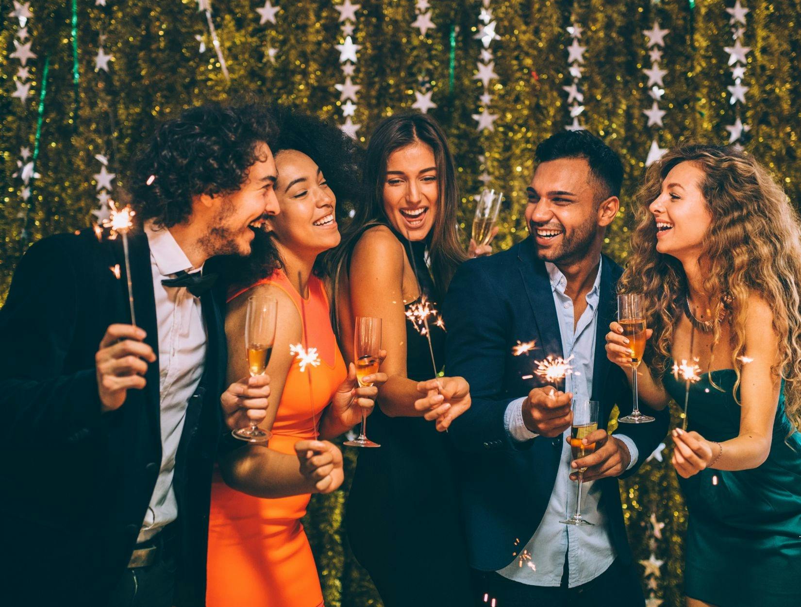 people celebrating new years