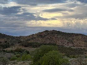 Clouds around sunset