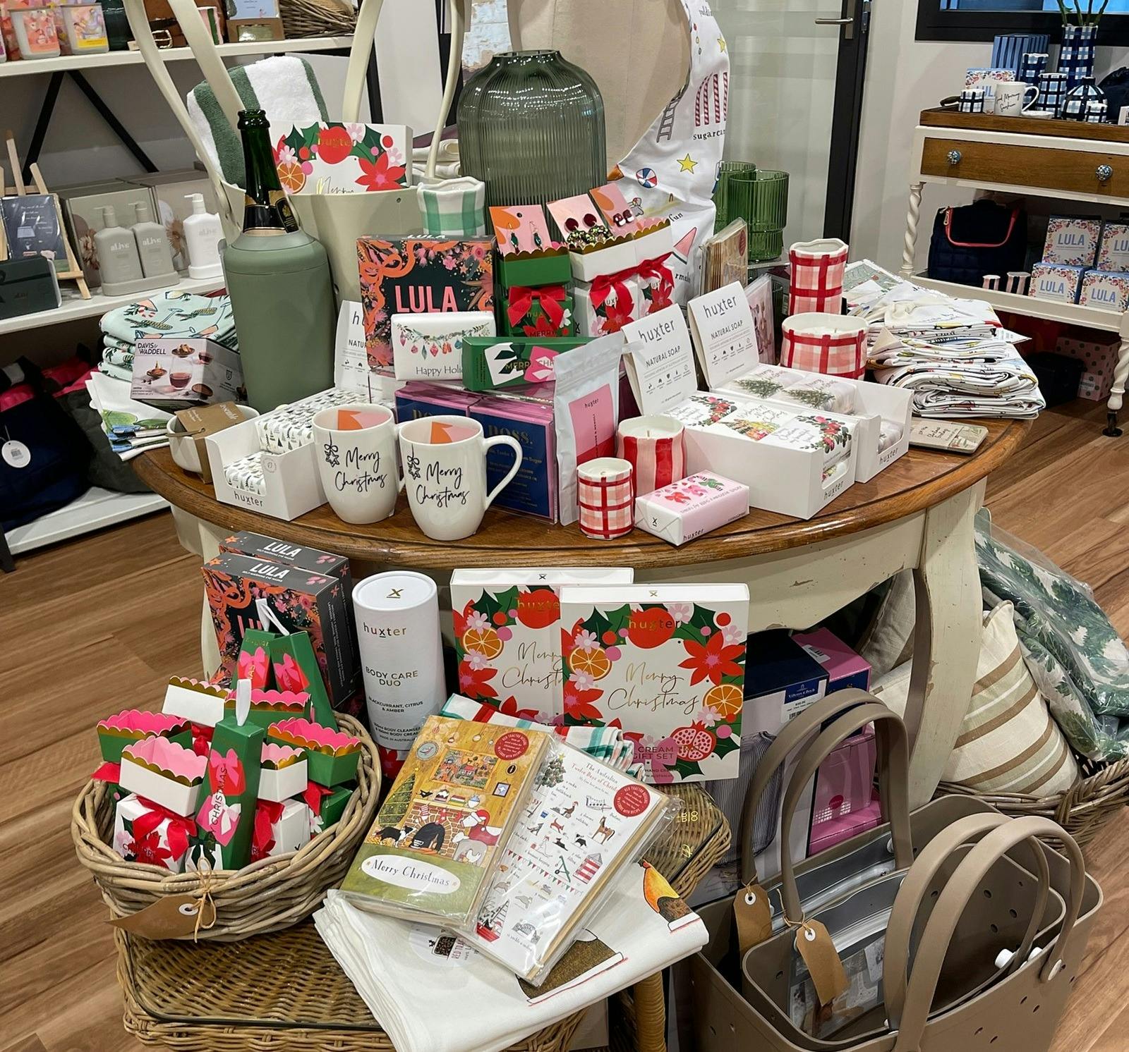 Selection of beautiful gifts