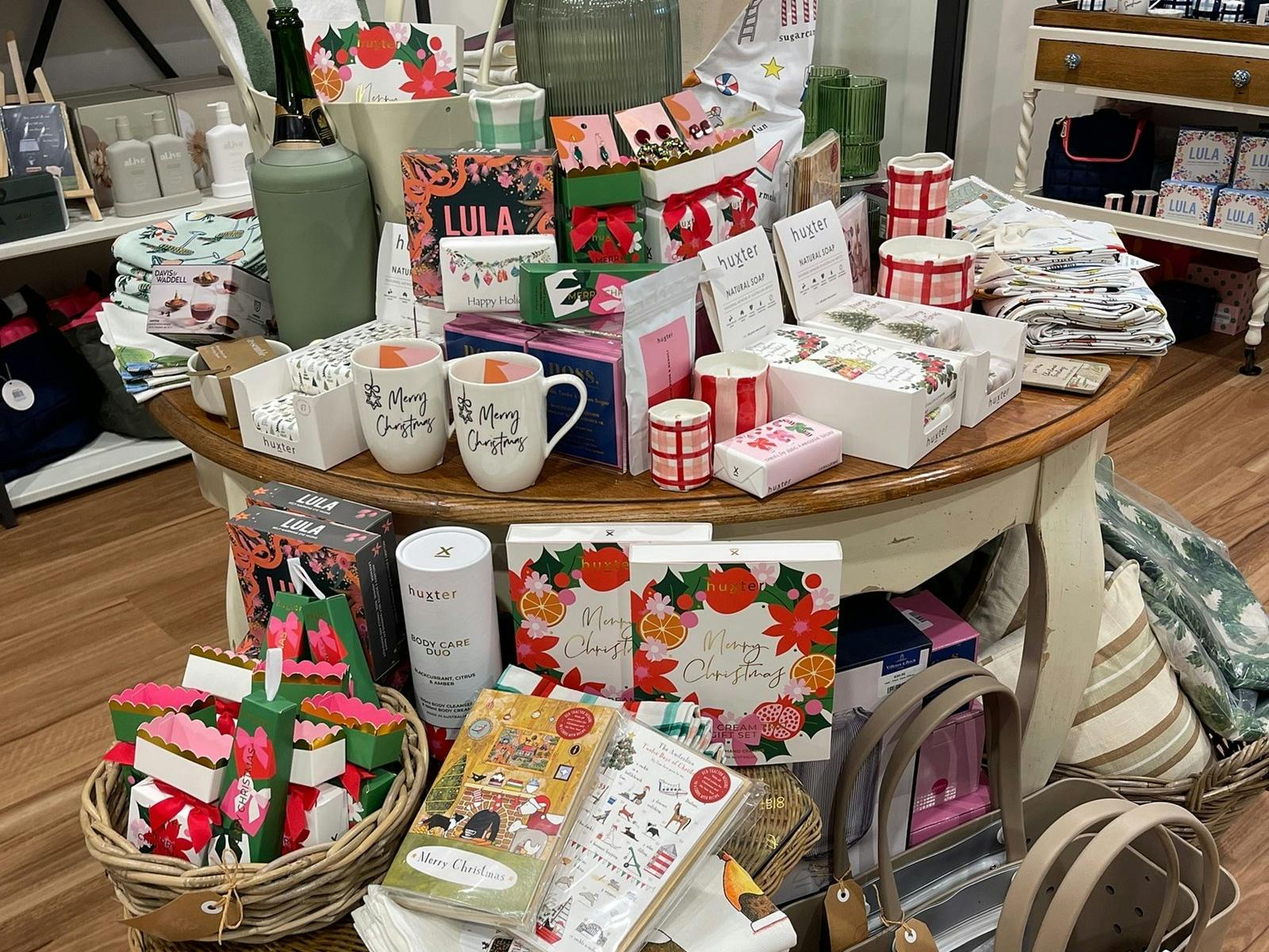 Selection of beautiful gifts