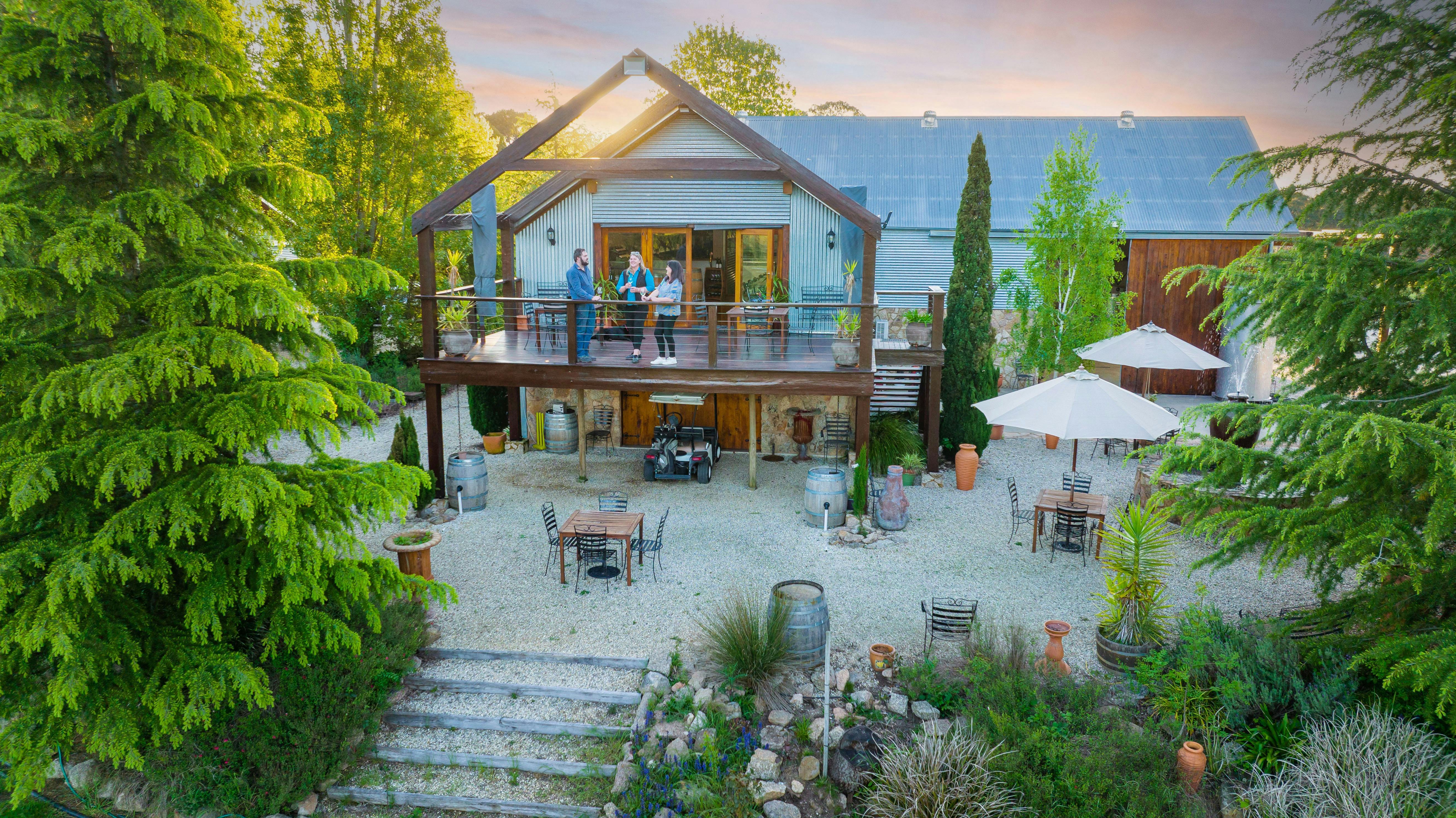 External view of Star Lane's cellar door building in Beechworth