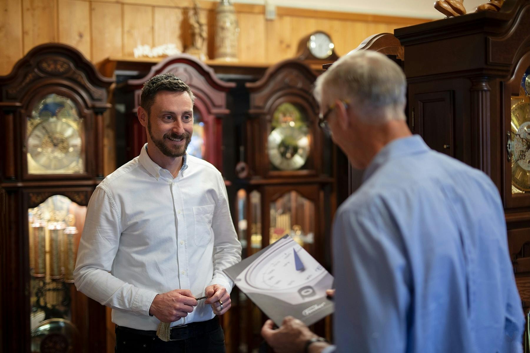 Mechanical Grandfather and Longcase Clocks made in Germany