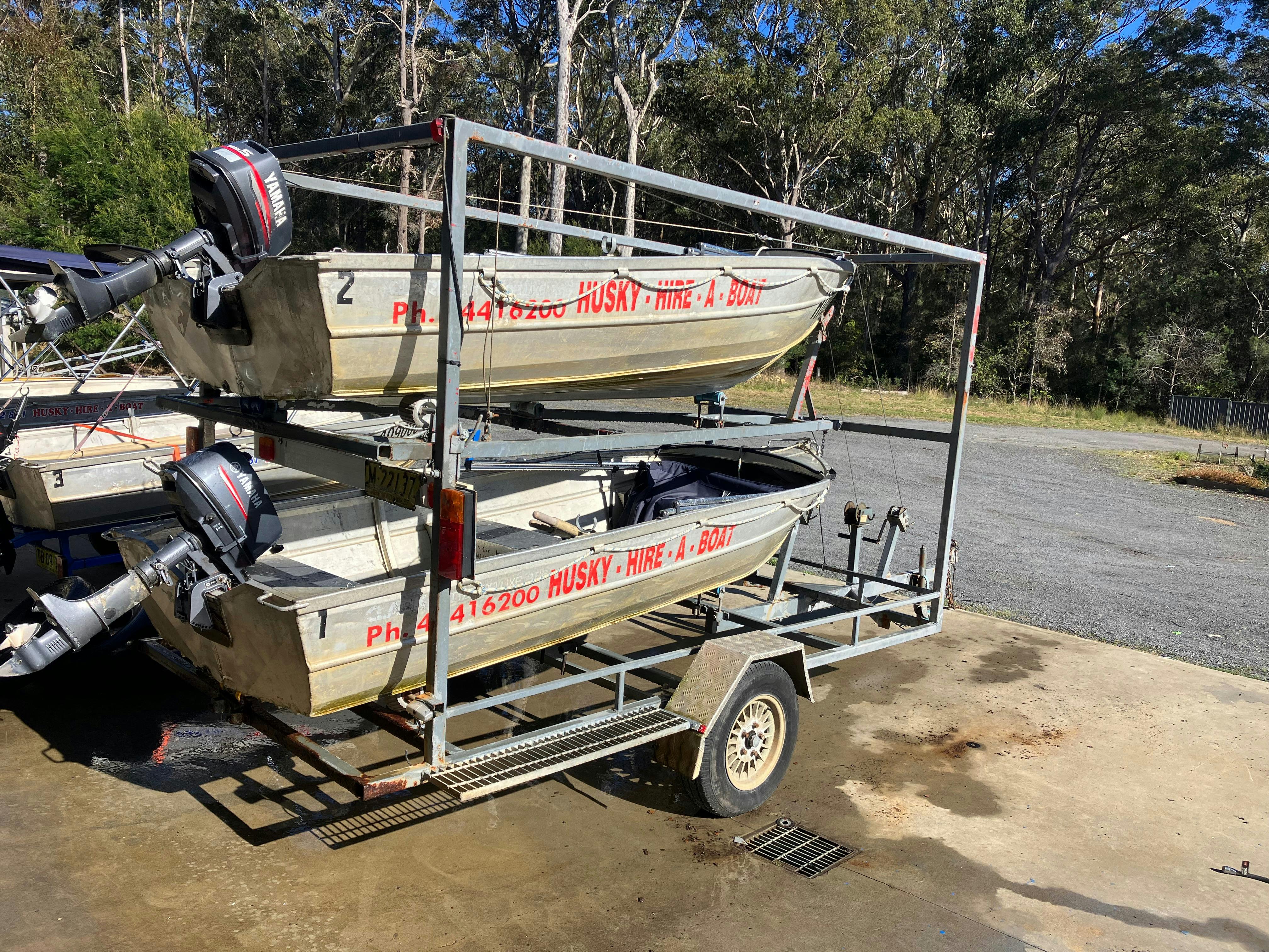 Type 1 Hire vessels picked up on water