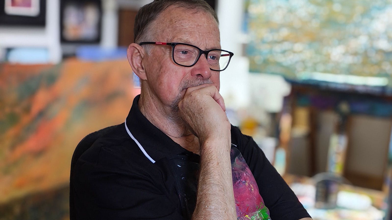 David Hinchcliffe Art Exhibition at Newstead House