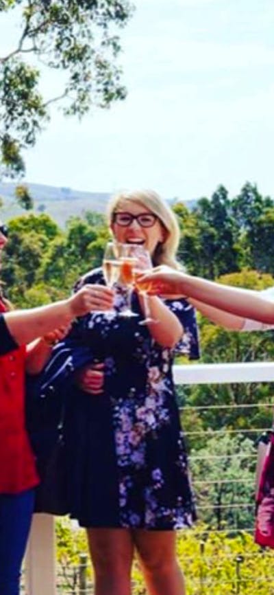 women with wine cheers