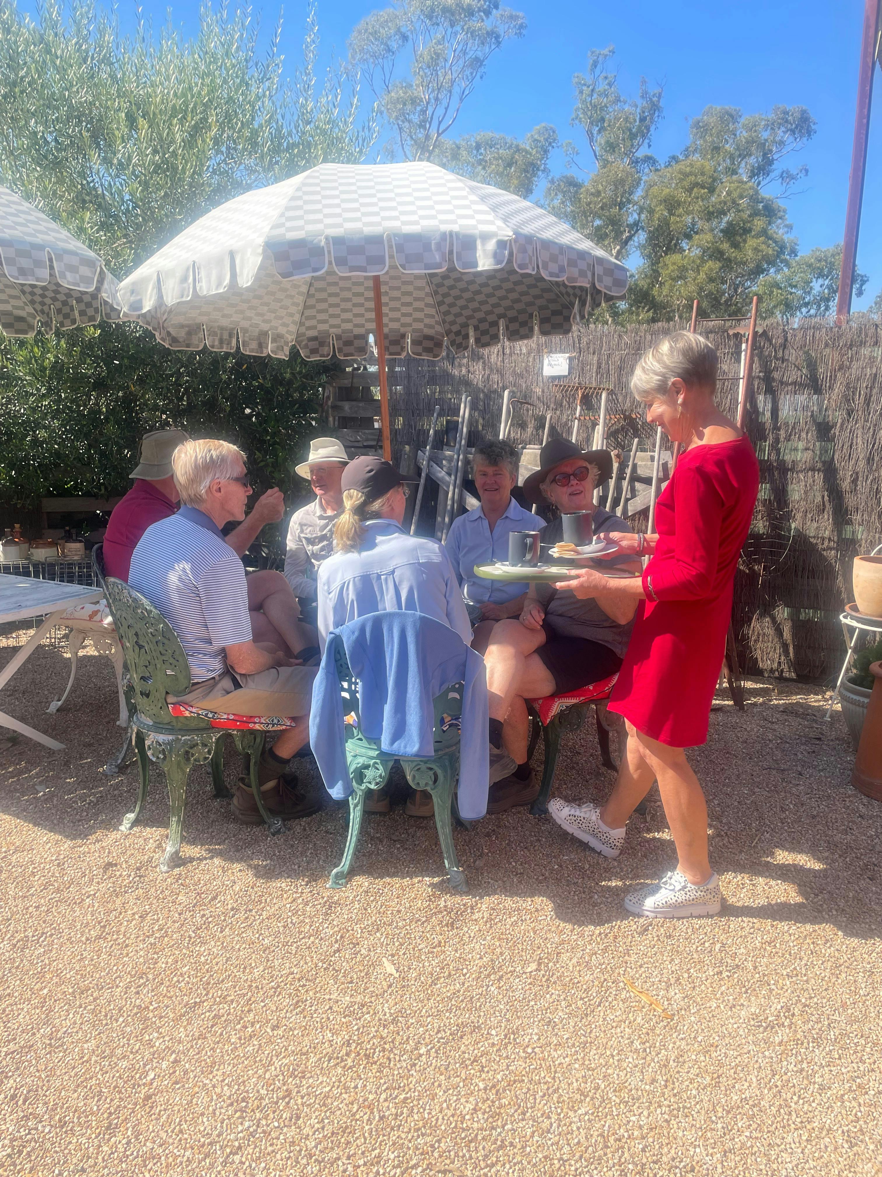 In the courtyard at intherightspace