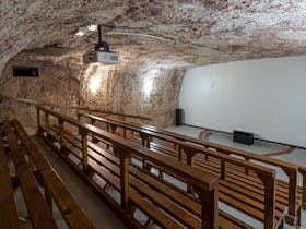 An underground cinema experience