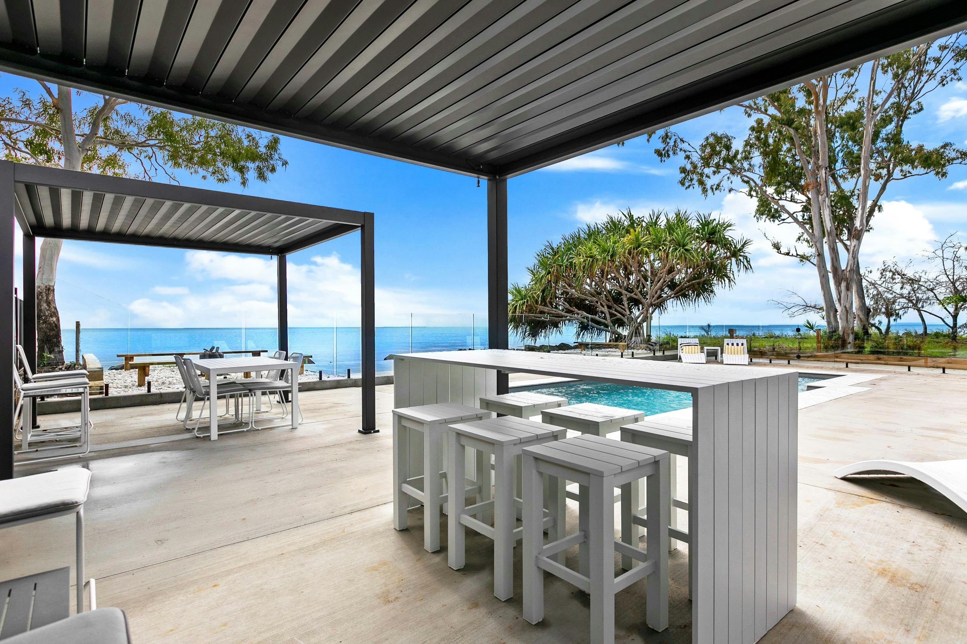 Covered outdoor dining